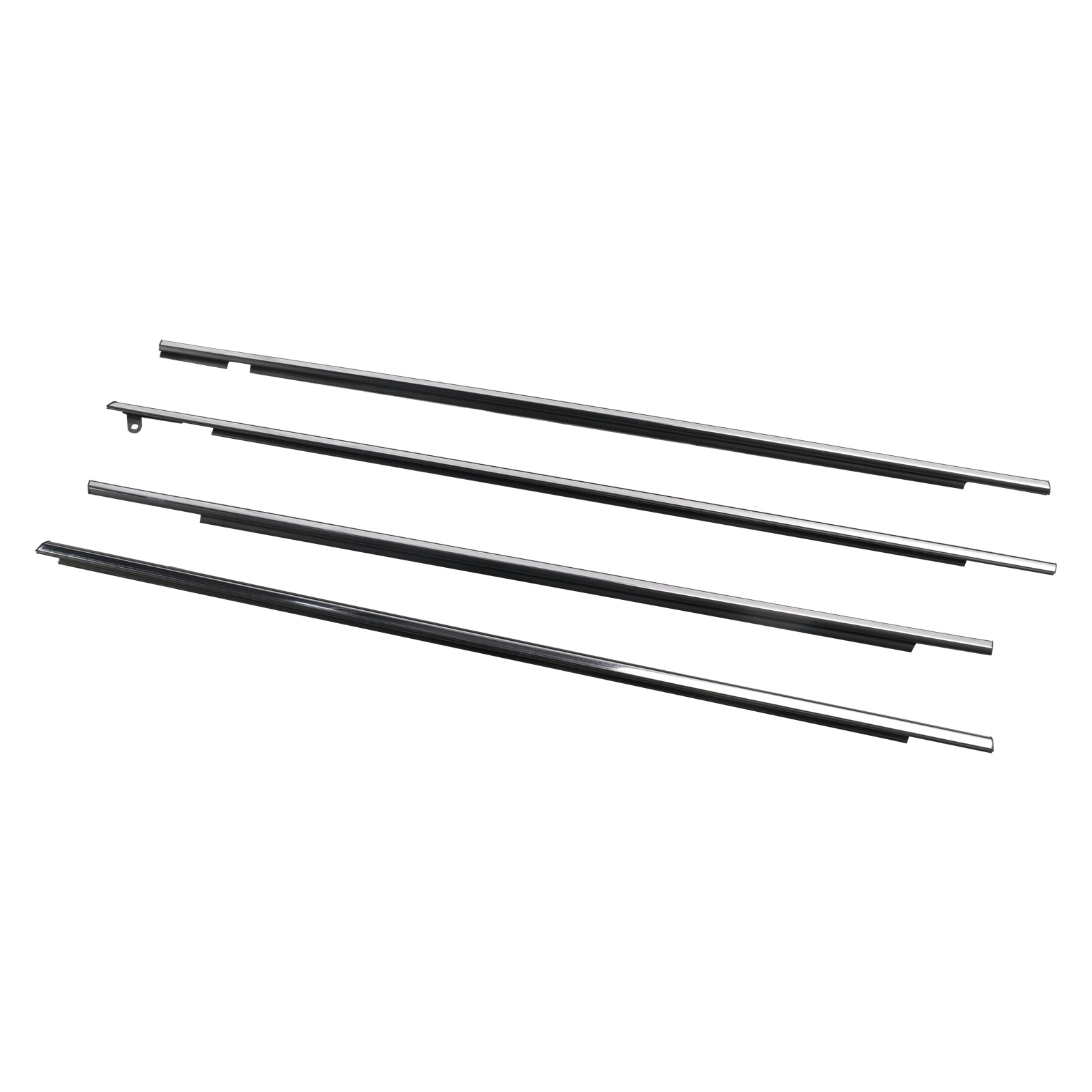 2009-2016 Toyota Venza 4pcs Chrome Moulage de fenêtre extérieur Moulage WEATHERSTRIP 757120T010