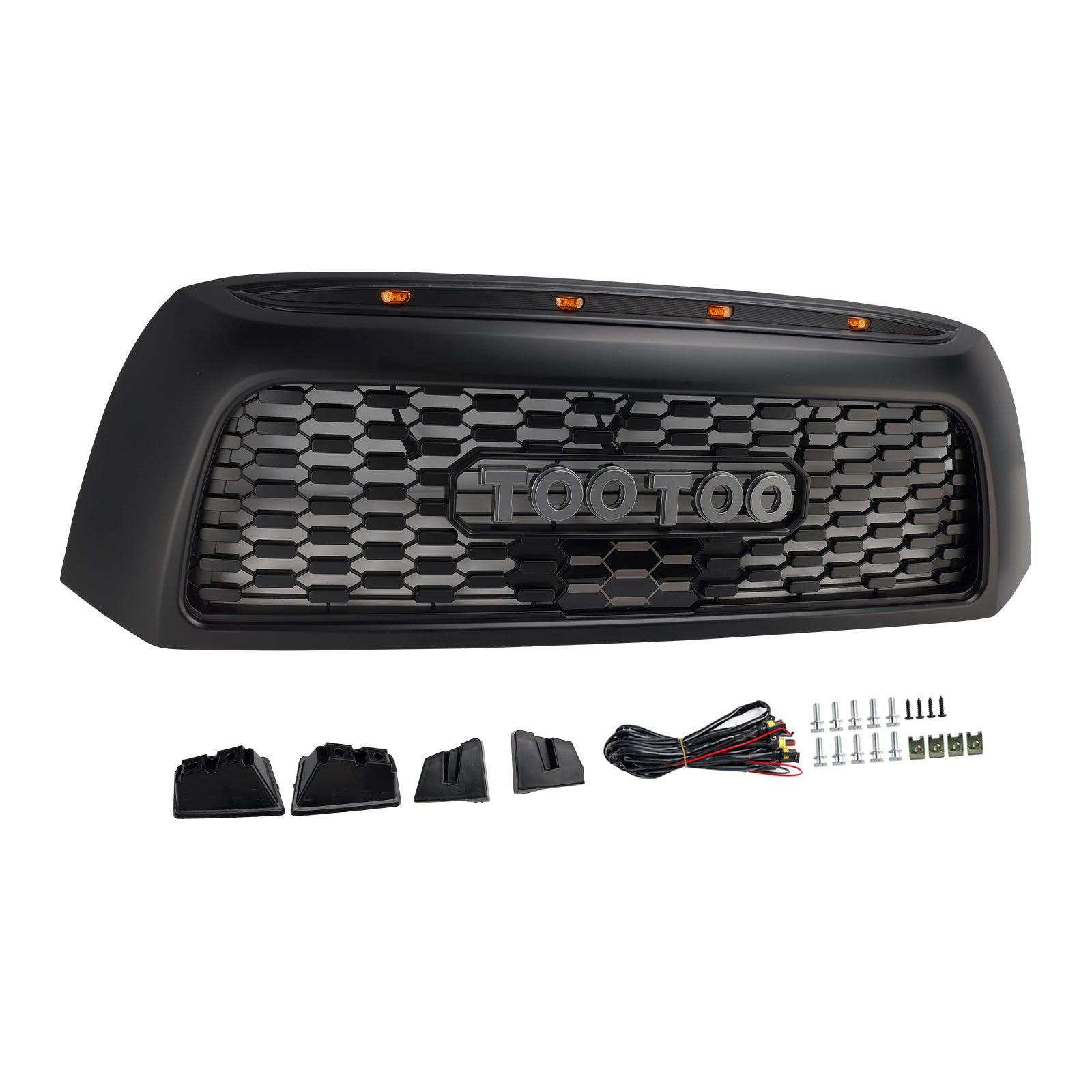 Honeycomb Front Bumper Grill Grille Fit Toyota Tundra 2006-2009 TRD PRO Black