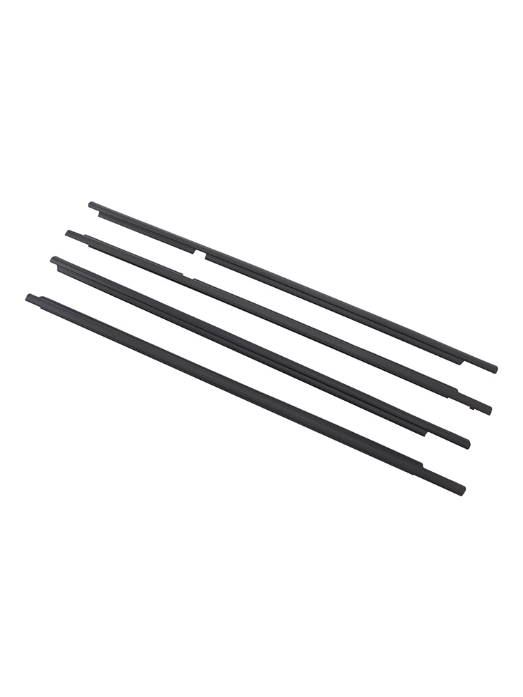 2008-2015 Toyota Land Cruiser LC 200 4PCS Puerta Vidrio Cinturón Moldura exterior Burlete