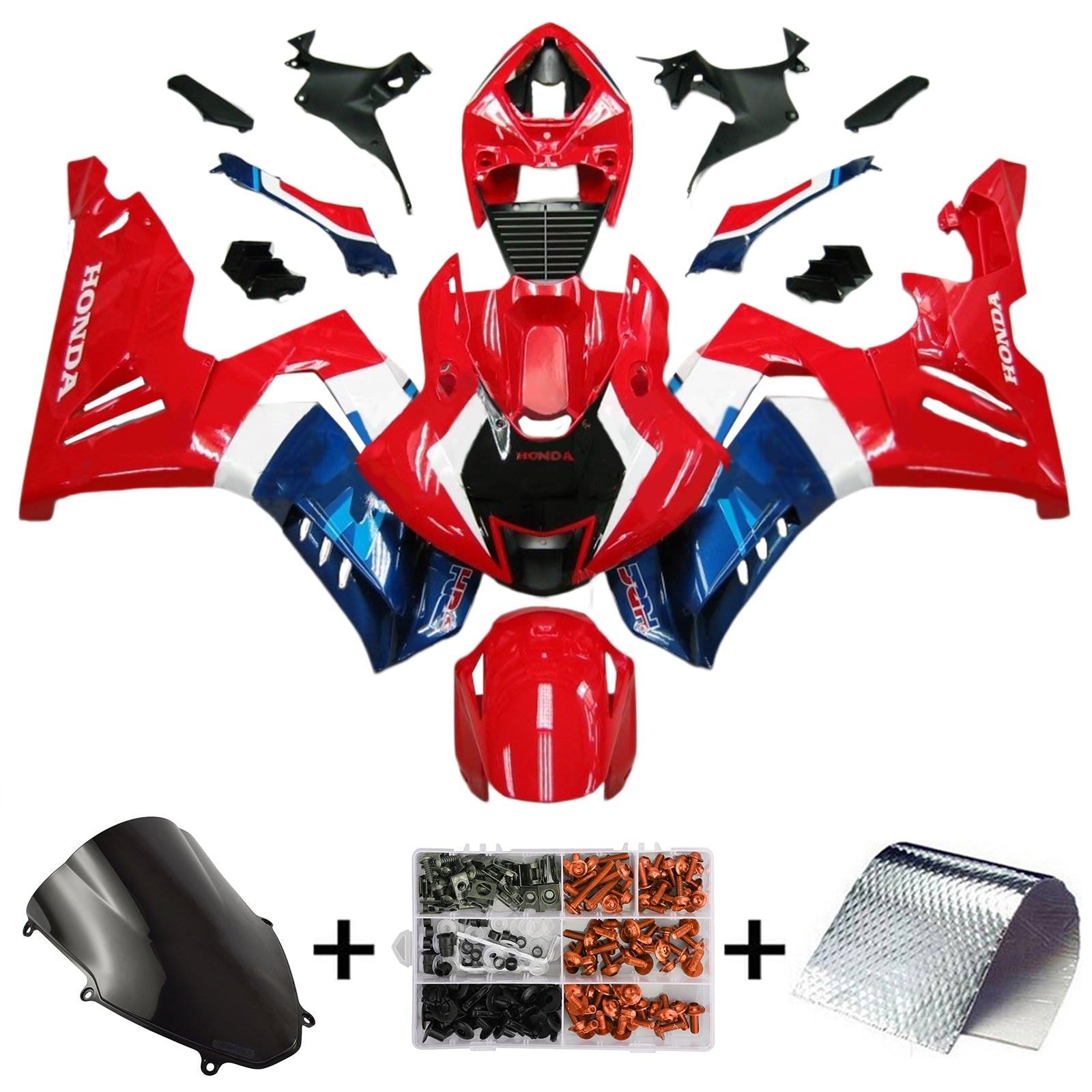 Kit de carénage d'injection Bodywork Abs en plastique pour Honda CBR1000RR-R 2020-2023
