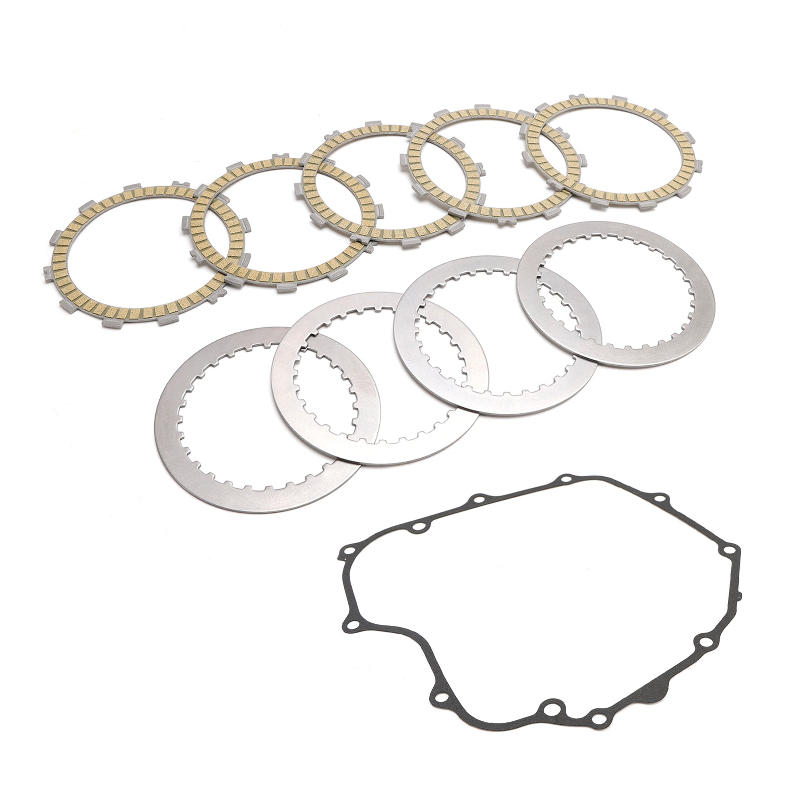 Kopplingsfriktionsplattor och packningssats för Kawasaki ER250 Z250 Ninja 250 2013-14