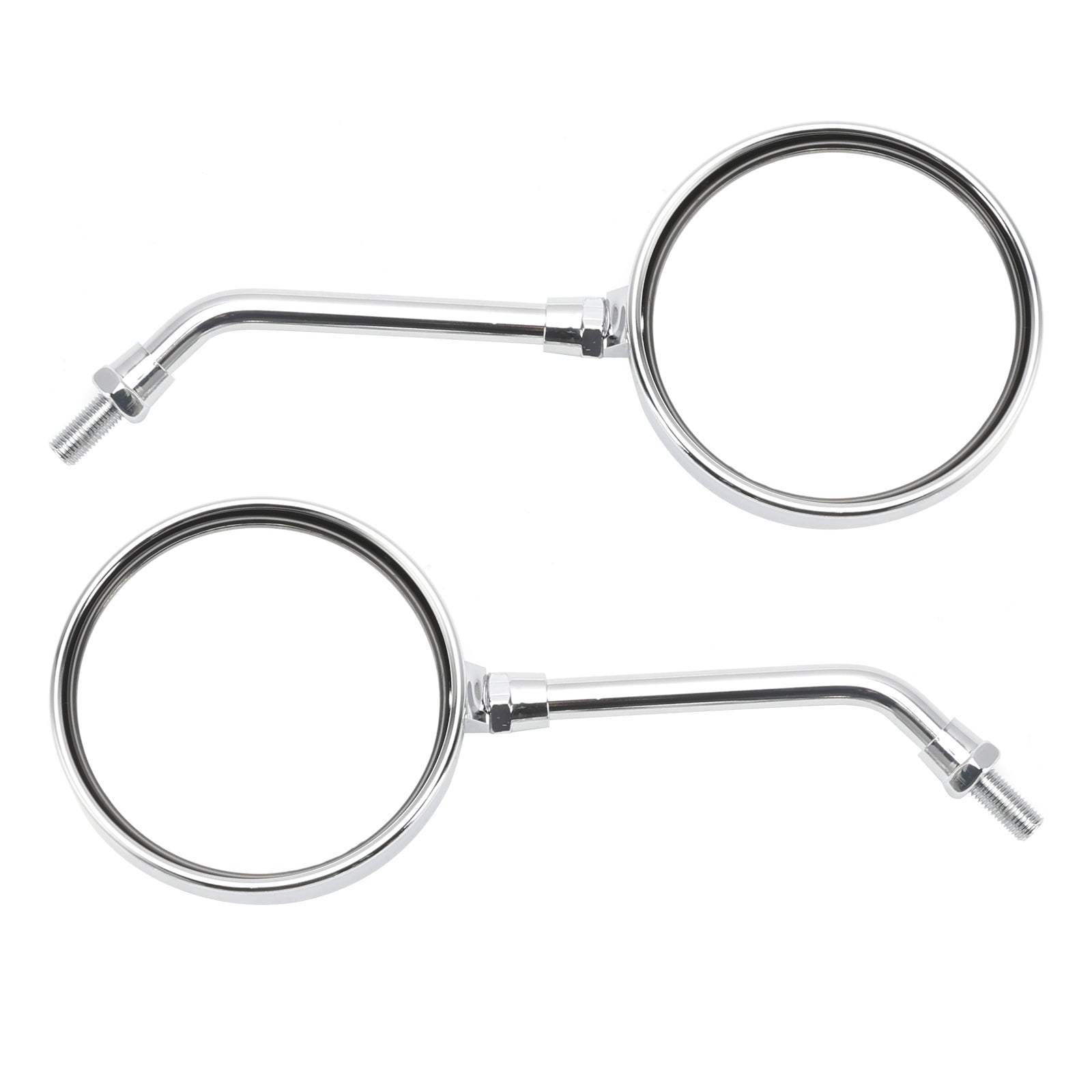 Chrome M10 achteruitkijkspiegels - 2 type stengels voor Kawasaki Z1 Z1000 Z 900 Z 1000