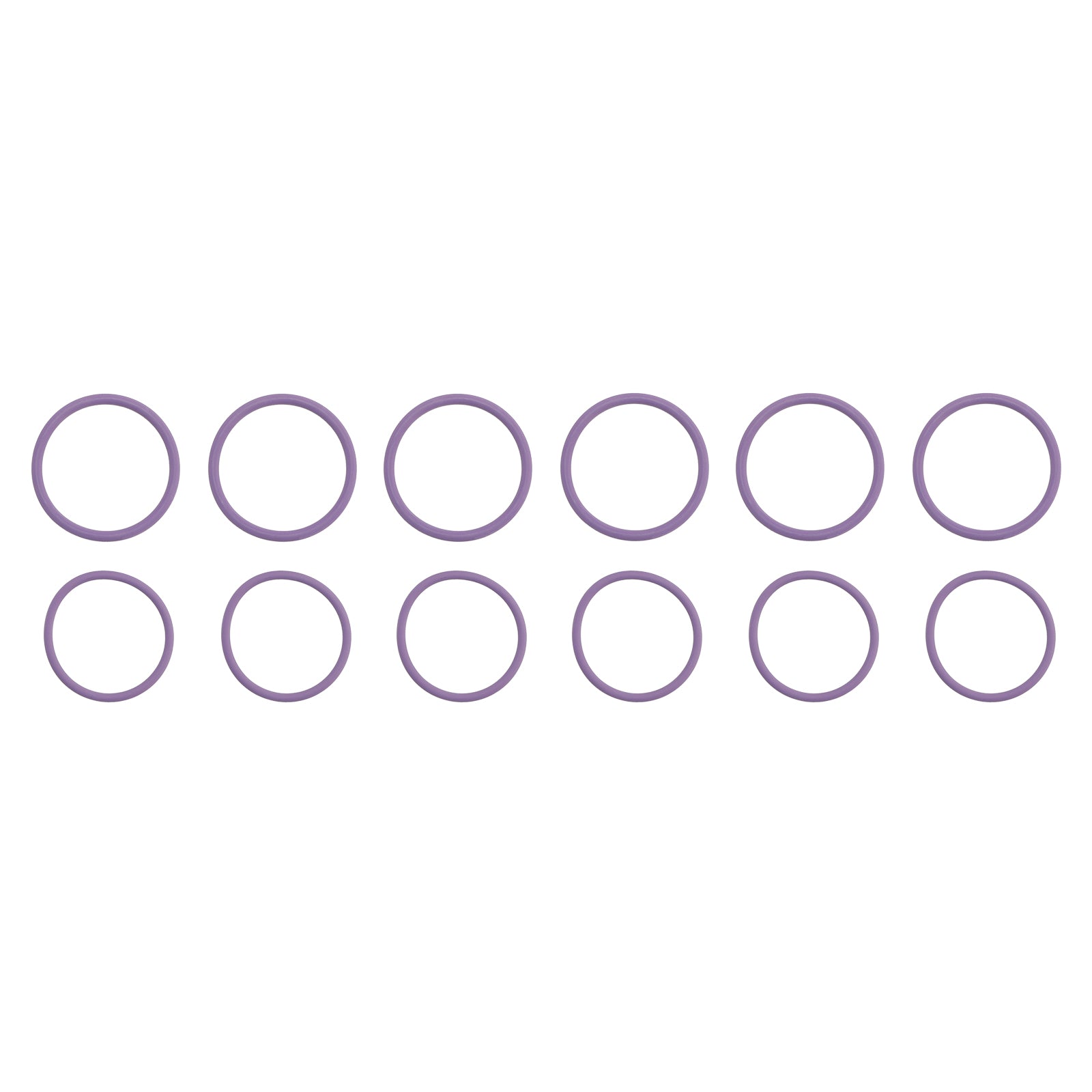 Volvo D12/D13 Kit externo de junta tórica de sellado de inyectores de combustible de 6 piezas 20517502