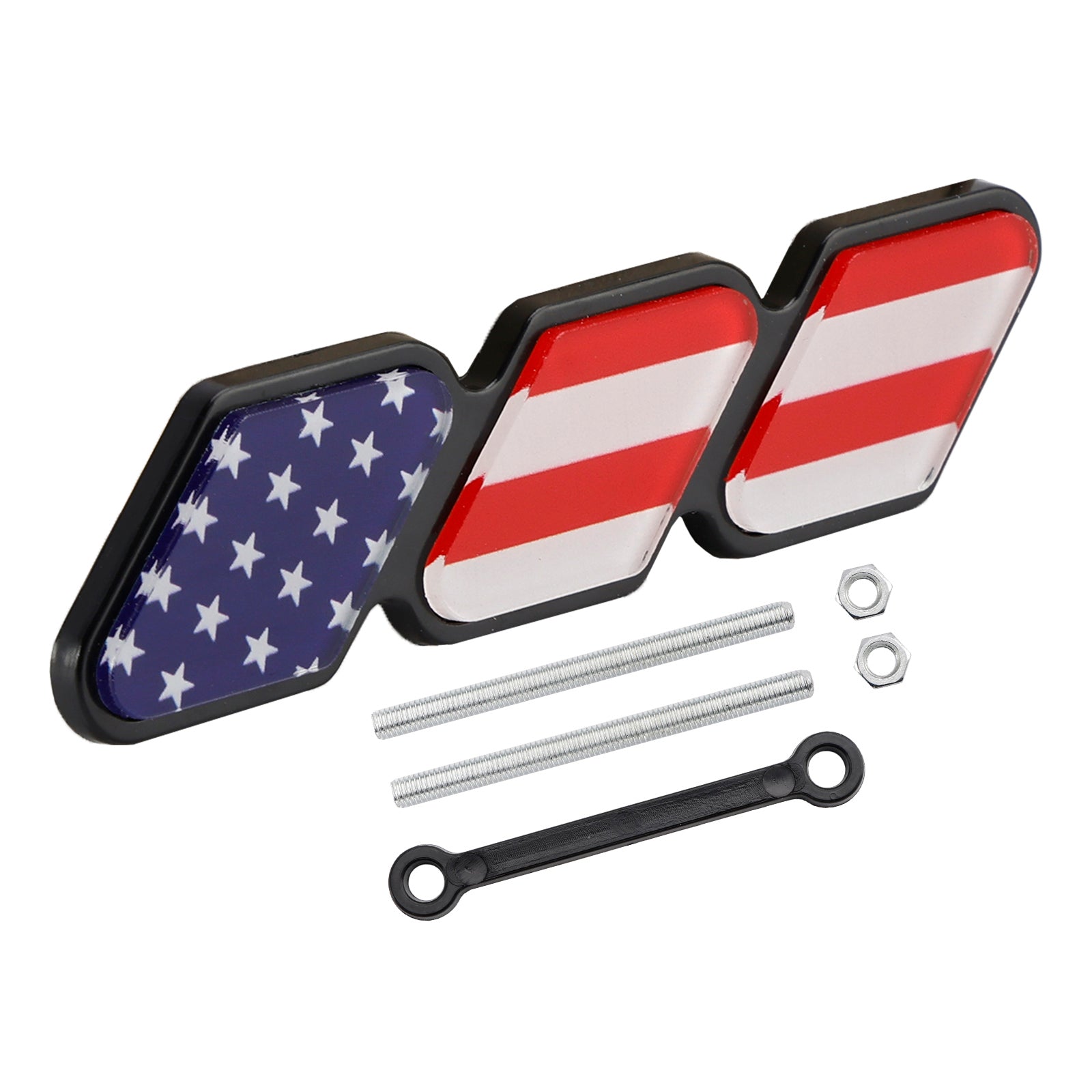 Tri-Color Grille Badge Emblem Auto-accessoires voor Toyota Tacoma TRD Tundra RAV4