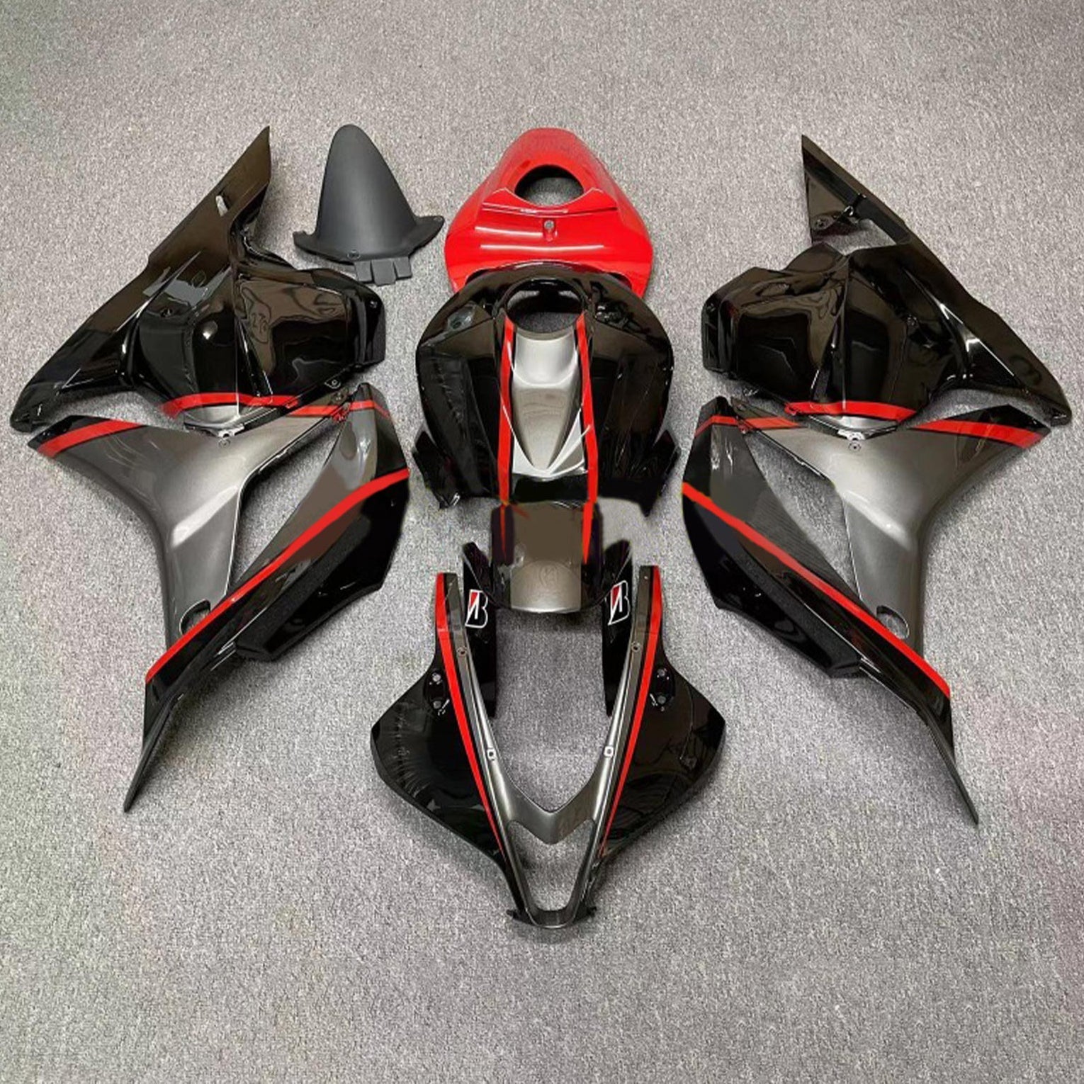 2007-2008 Honda CBR600RR F5 Kit de carenado Carrocería Plástico ABS