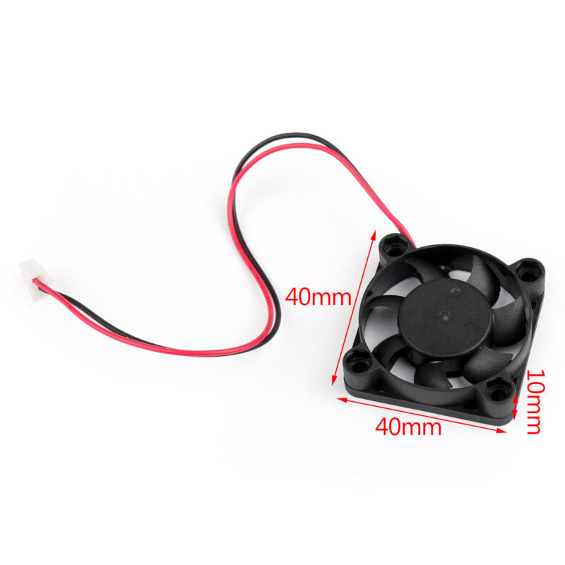 Ventilateur sans balais refroidisseur DC 40x40x10mm 0,15A 0,1A 12/24V 4010s
