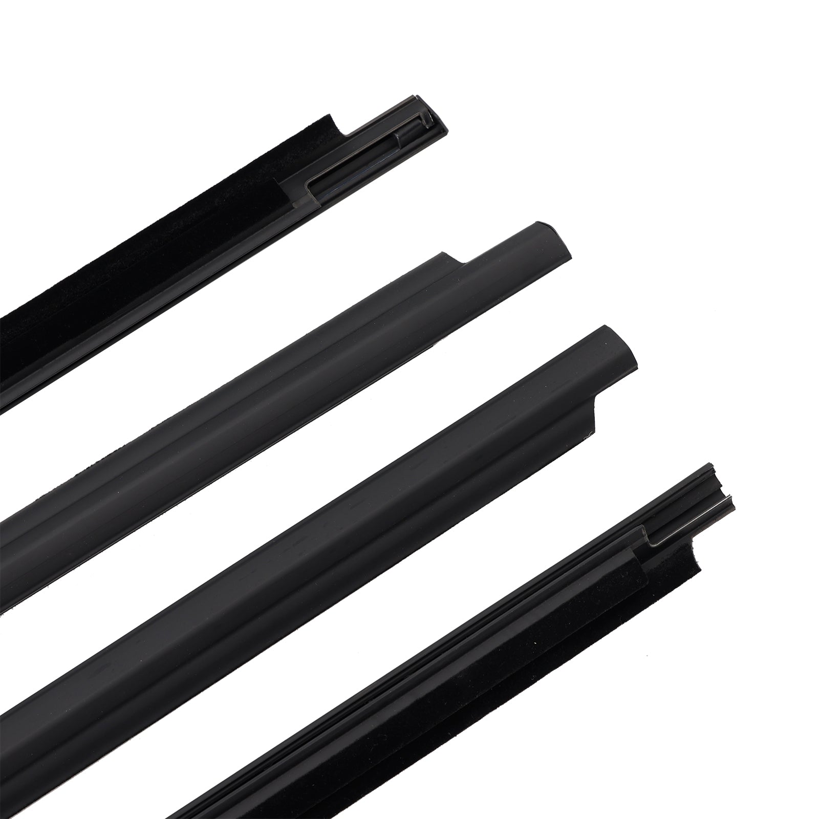 2008-2015 Toyota Land Cruiser LC 200 4PCS Puerta Vidrio Cinturón Moldura exterior Burlete