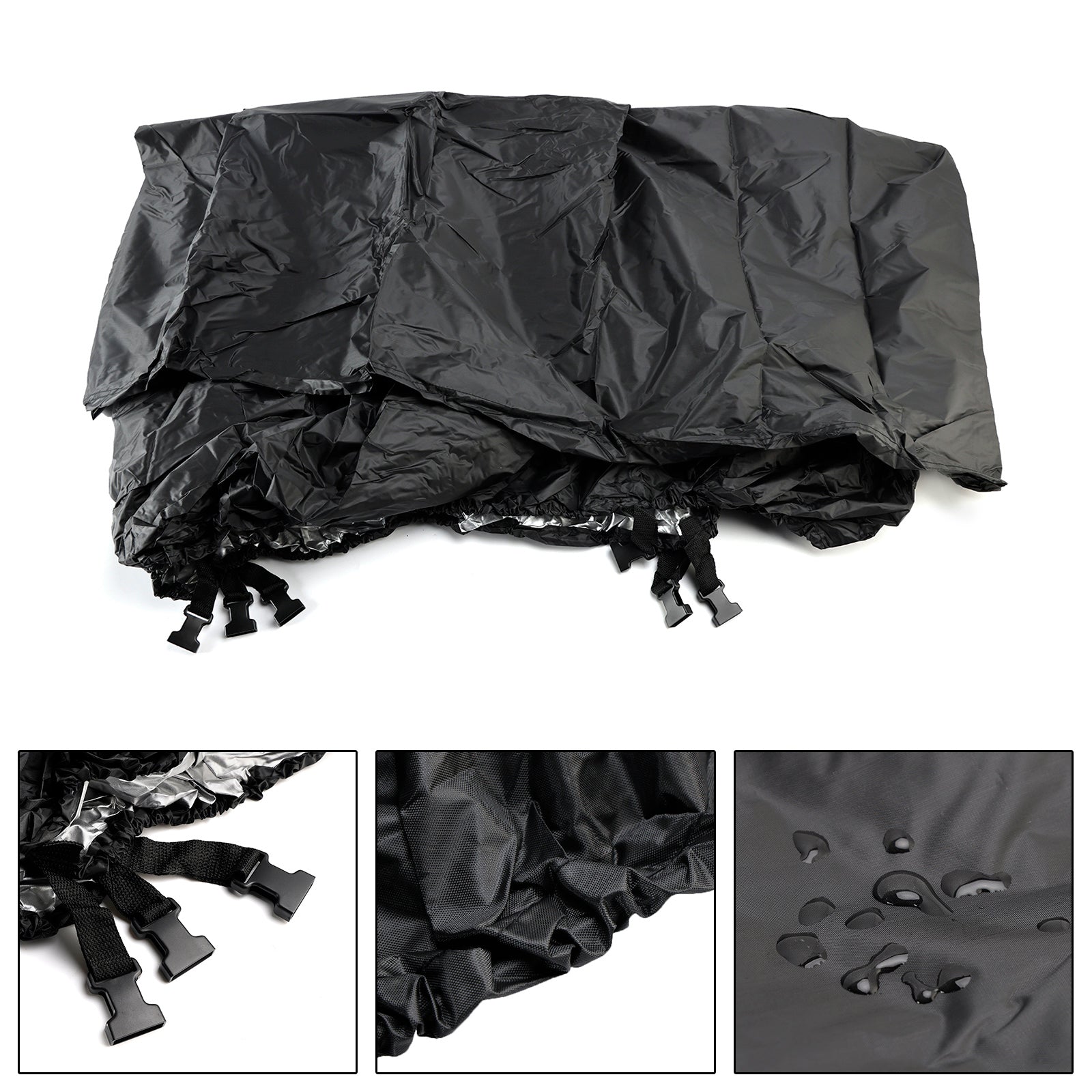 Cubierta impermeable Universal para barco, 16-18 pies, color negro, para refugio de barcos de pesca