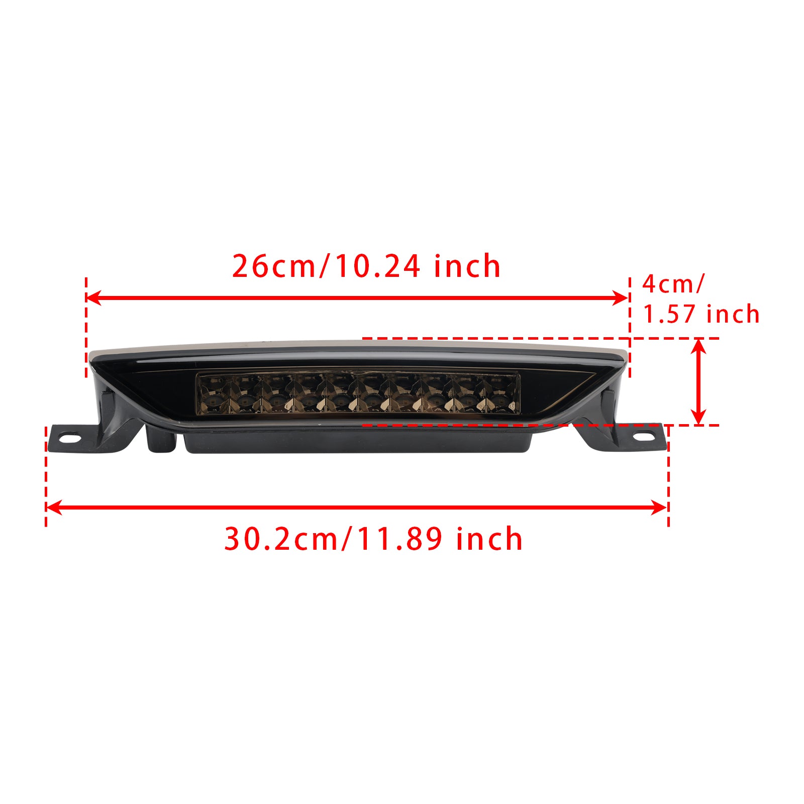Bakre högmonterade tredje bromsljuslampa för Dodge Caliber 2007-2012