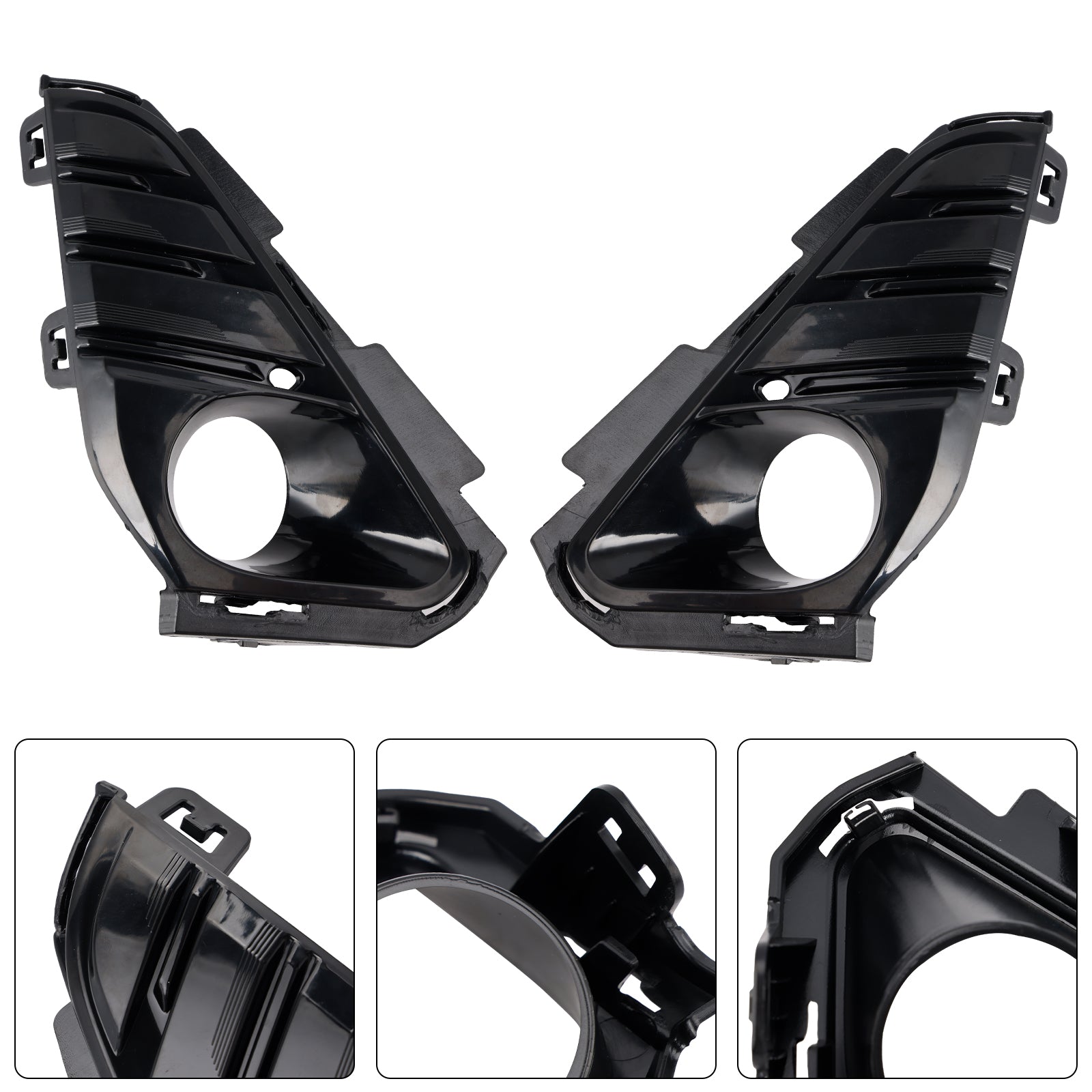 2018-2021 GMC Terrain Par de nevoeiro frontal FOG LUZ BEZEL TRIM