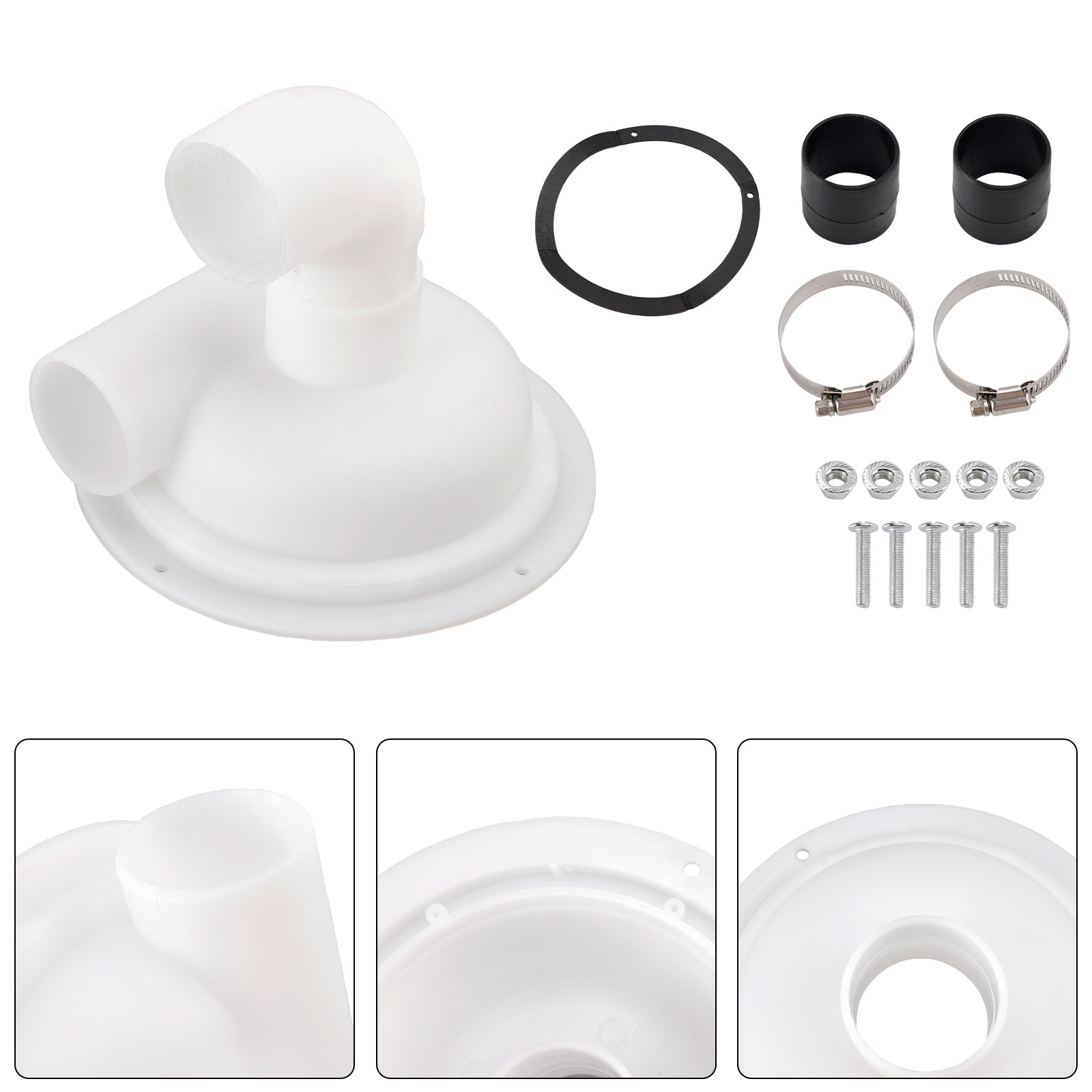 Støv syklon separator dekselfestet sponplate støvsuger deler gips vakuum støv separator støvsuger tilbehør