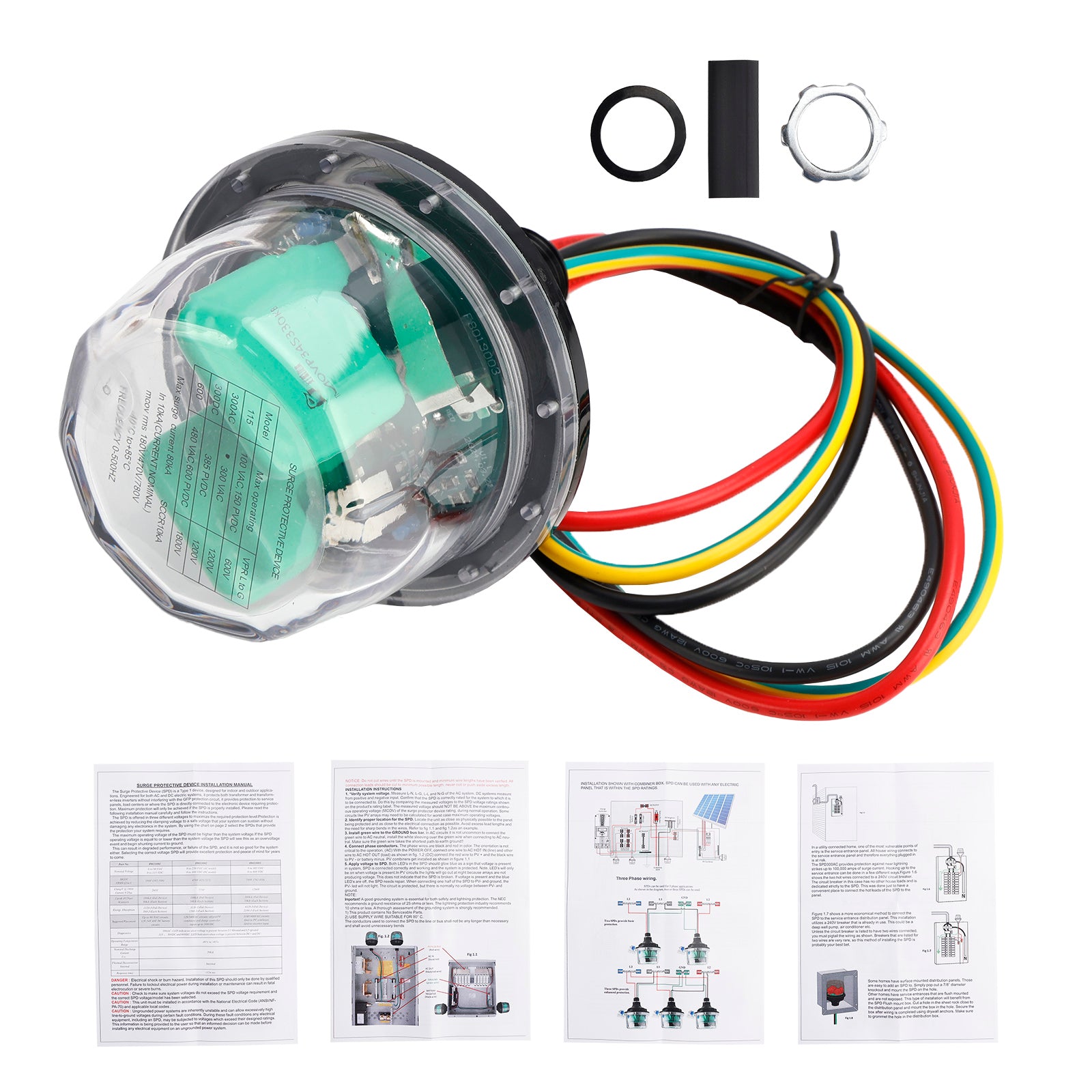 MNSPD-300-AC SOLAR SURGE PROTECTOR DE PROTECTOR 300VAC para Midnite Solar MNSPD-300-AC