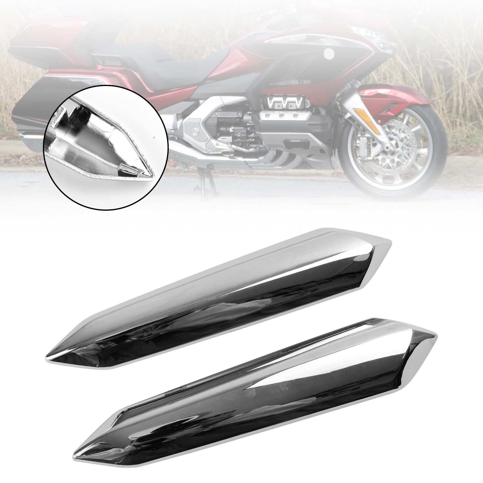 2018-2022 Honda Gold Wing DCT Windshield Windcreen Strut Covers