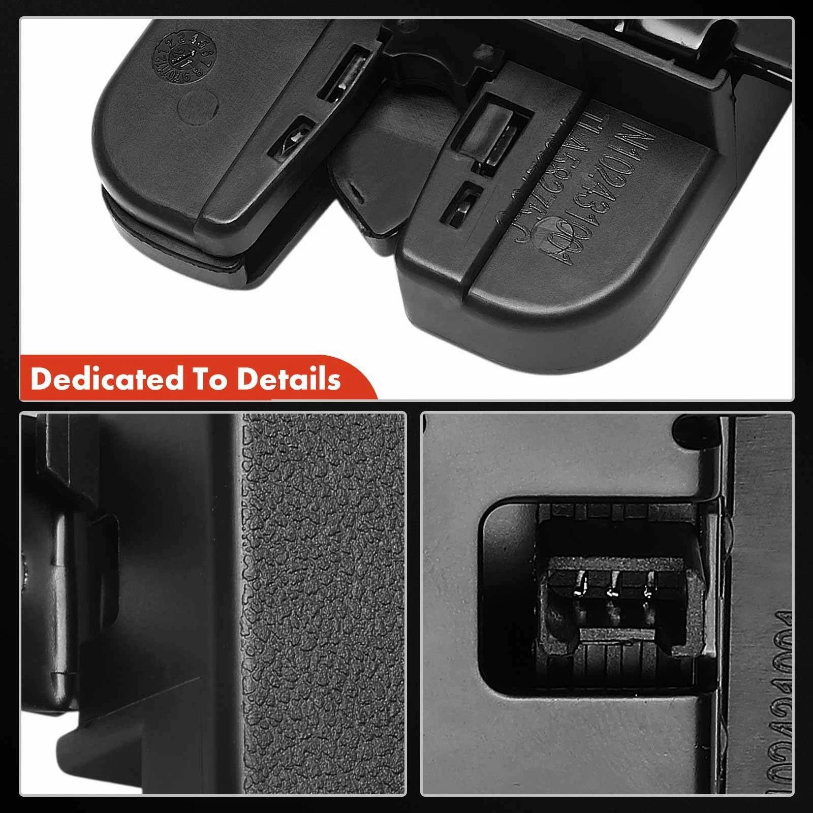 Trava da porta traseira traseira 7L5827505B para Porsche Cayenne 9pa 2002-2010 SUV