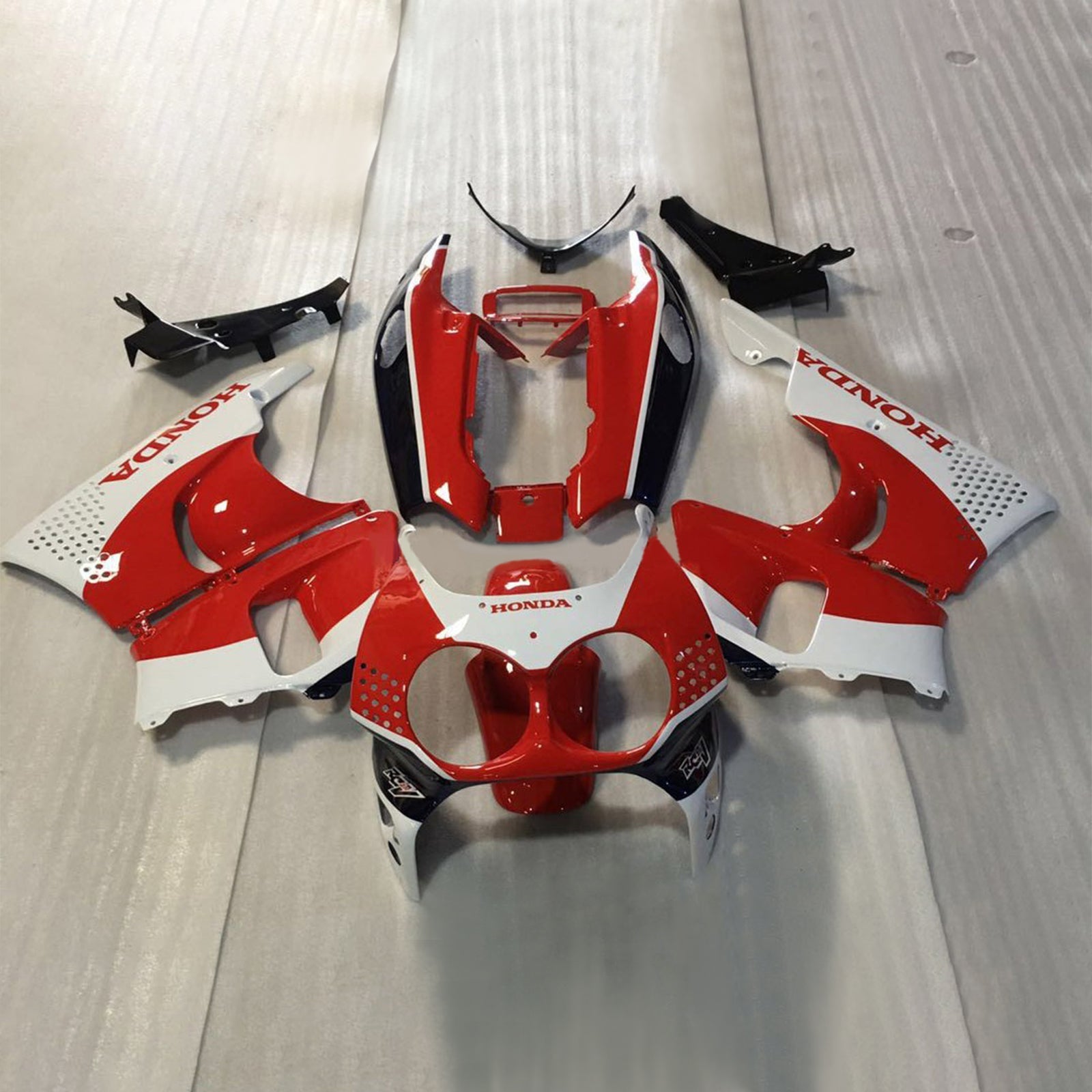 1992-1993 Honda CBR900RR 893 Amotopart Injeksjon Fairing Kit Bodywork Plastic ABS #105