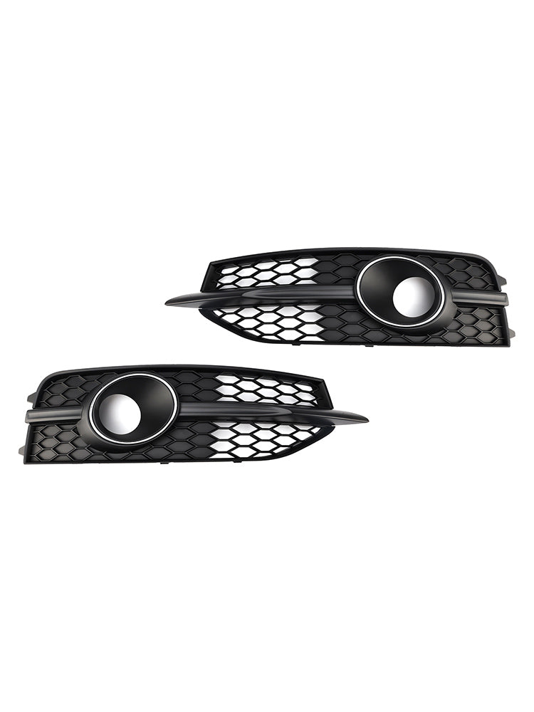 2012-2015 Audi A7 S-Line S7 Svart främre stötfångare Dimljus Grillskyddsram