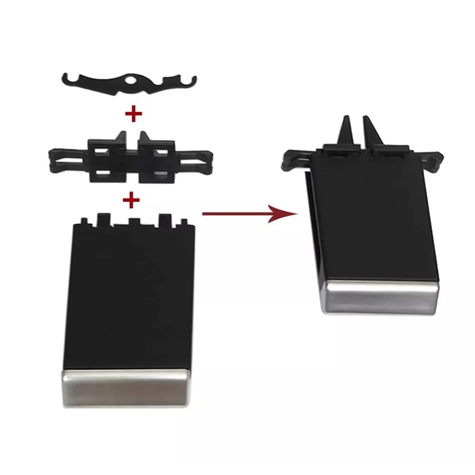 2014-2020 Maserati Ghibli Rear Row-Central A/C Luftventil Utlopp Flik Clip 670021523