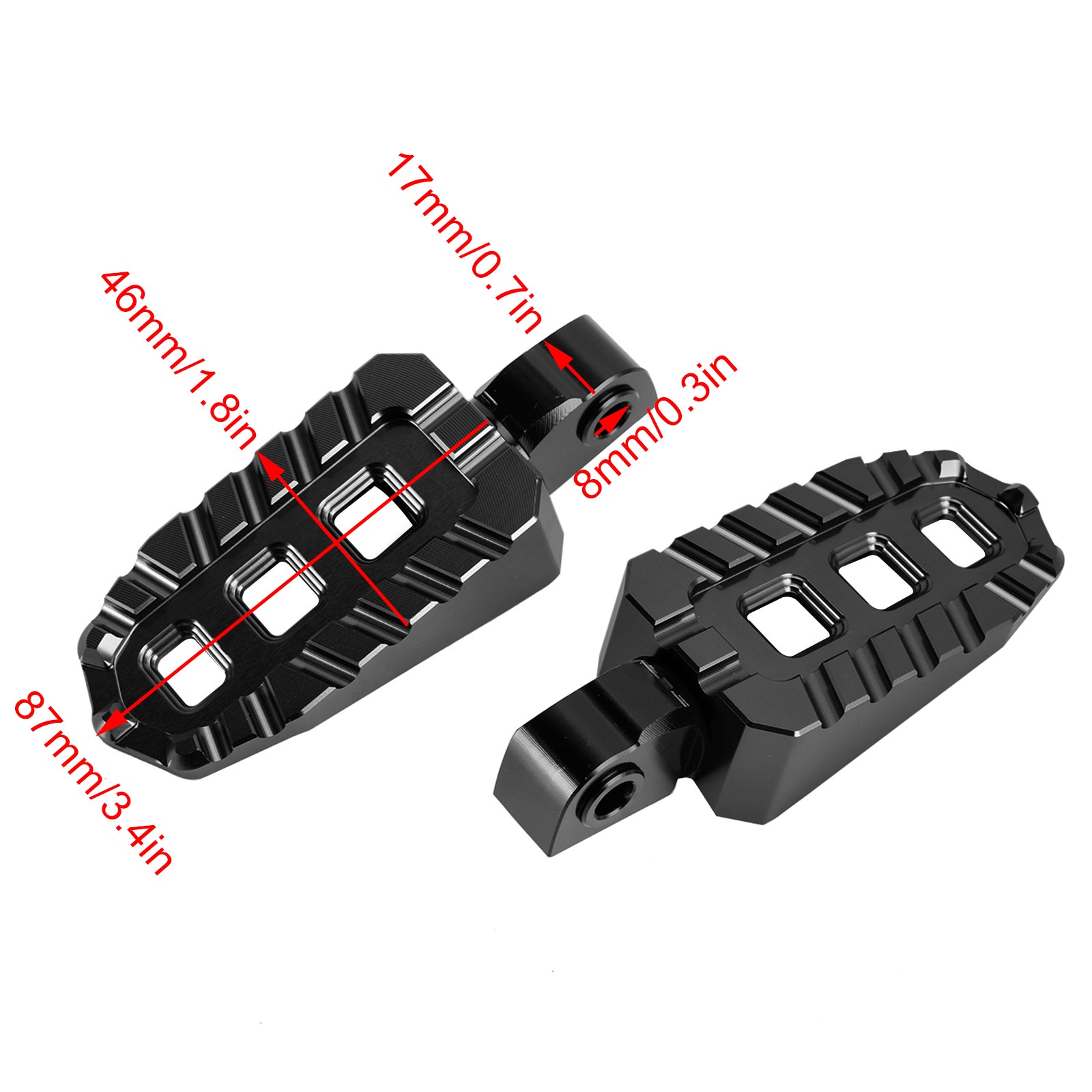 Rear Footrests Foot Peg fit for BMW G310GS G310R 2017-2024 G310RR 2023-2024