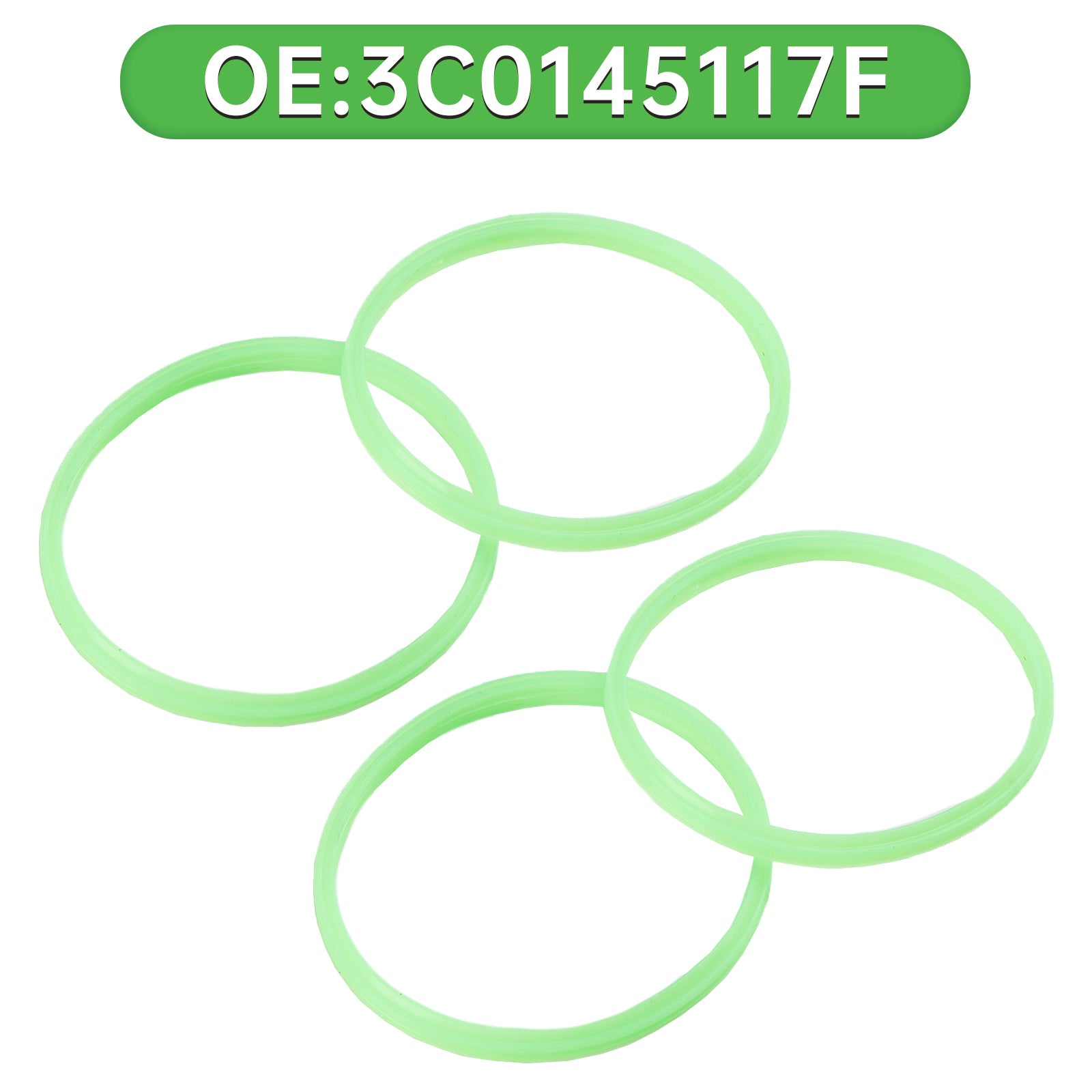 VW Skoda Seat 4x 3C0145117F Intercooler Turbo Hose Pipe Seal O-Ring pakninger