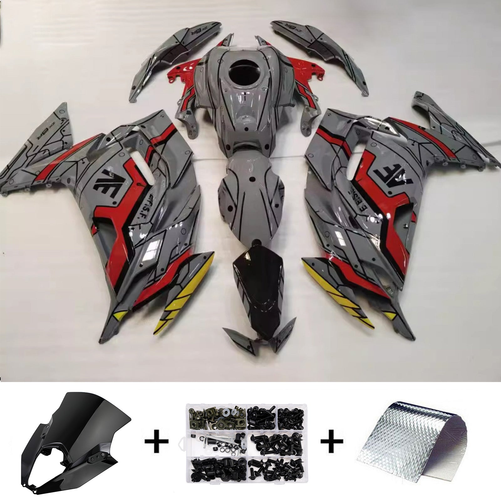 Injection Fairing Kit Bodywork ABS fit For Kawasaki ER-6F Ninja650 2020-2025