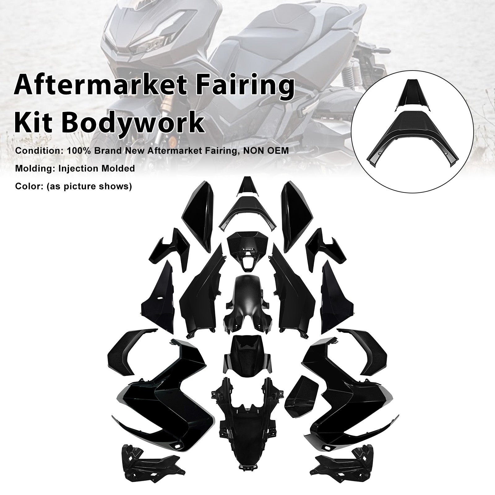 Injection ABS Plastic Bodywork Fairing Kit for Honda ADV350 2022-2025