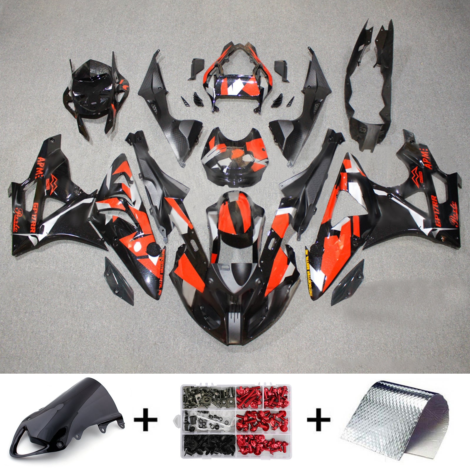 2009-2014 BMW S1000RR vstrekovacia kapotaová súprava Kodework plast ABS