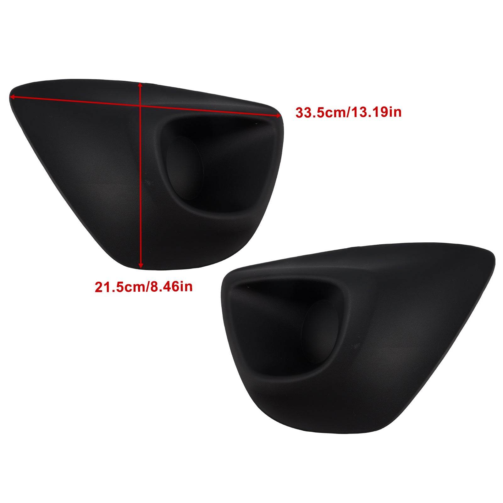 2ST Främre stötfångare Dimljus Kåpa Grill Passar Vauxhall Vivaro B MK2 2015-2019