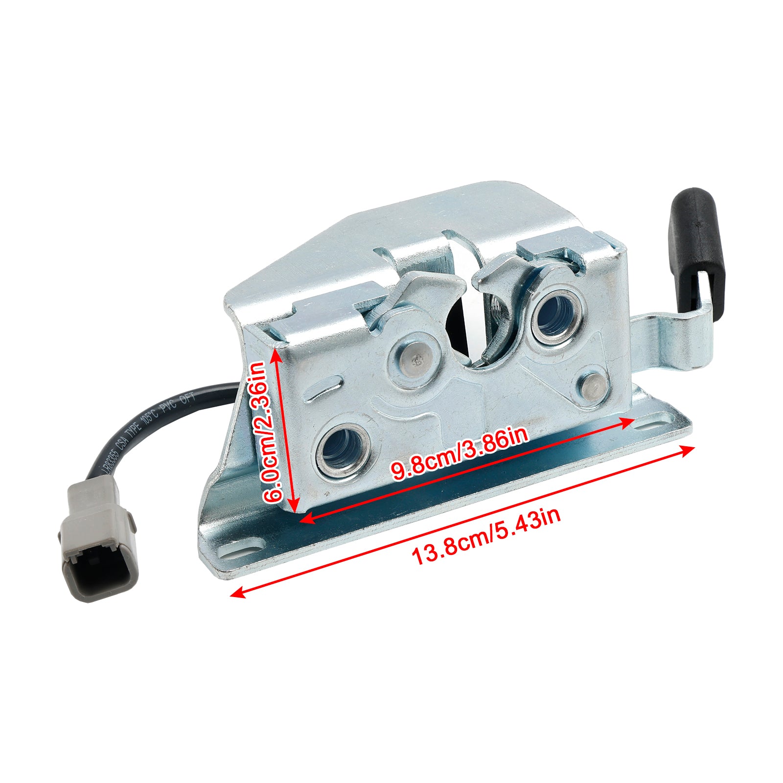 Trava da porta da frente com sensor 7109661 para bobcat 751 753 763 T300 T750 S175