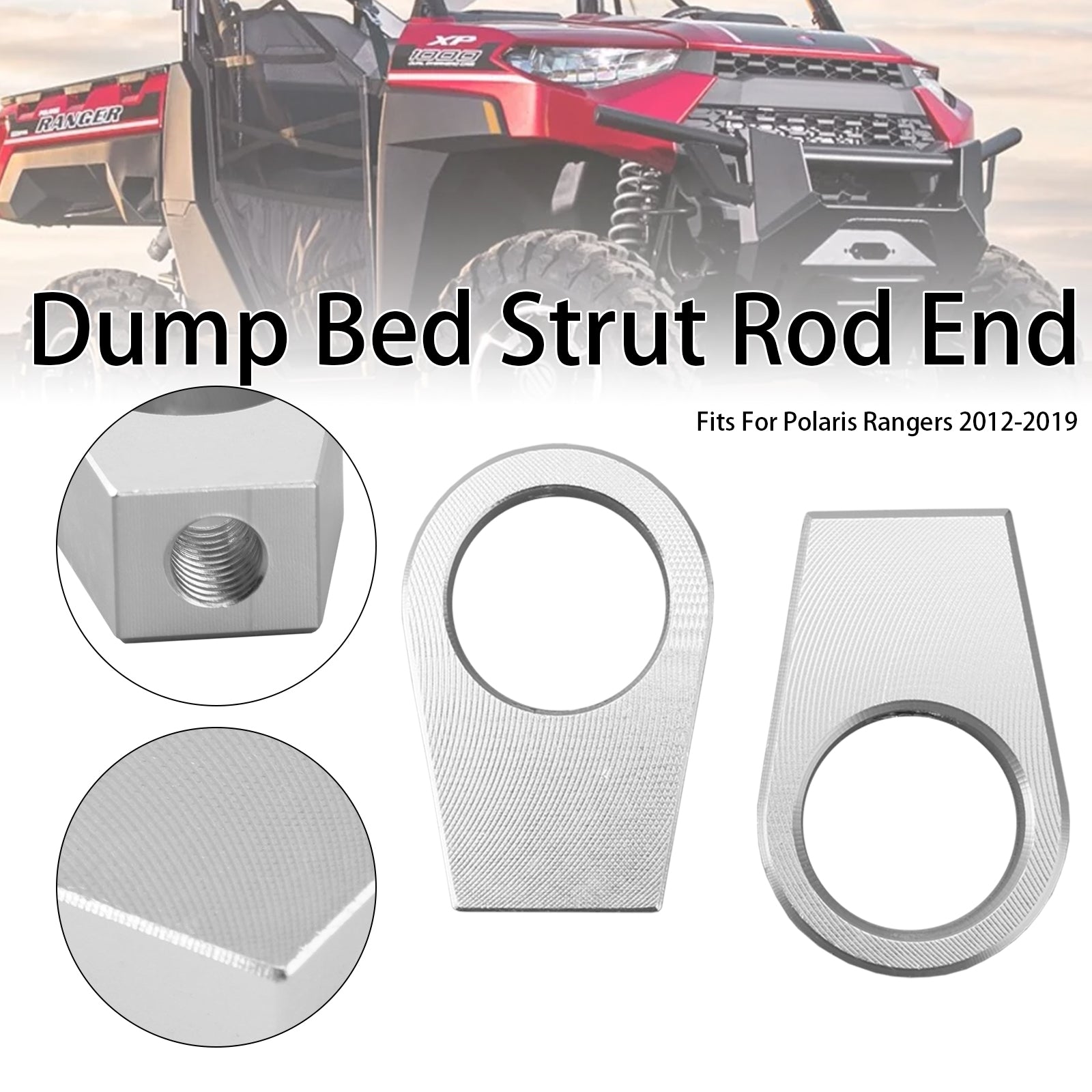 2012-2019 Polaris Rangers 2 pièces CNC en aluminium 6 mm embout de tige de jambe de force