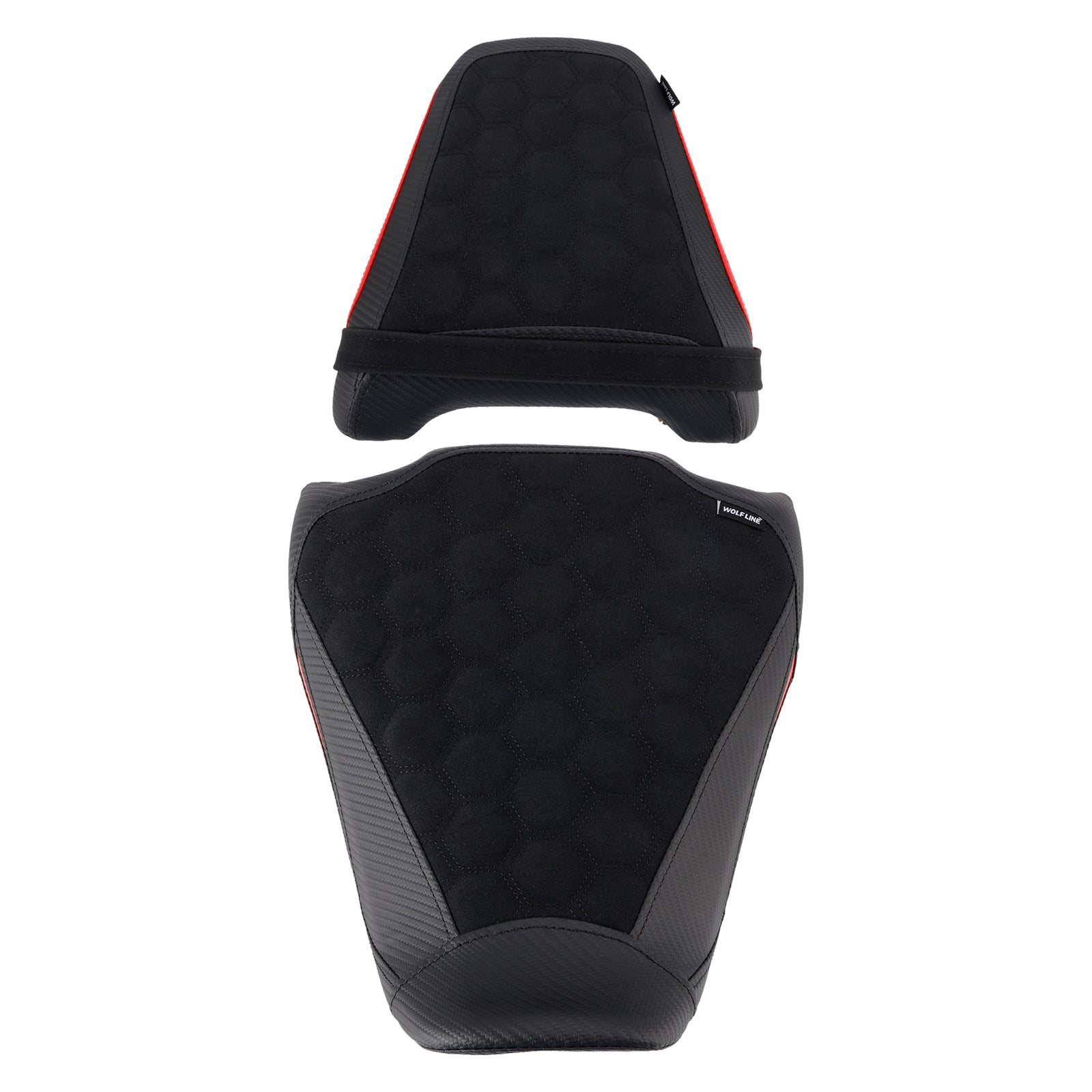 Front&Rear Raider Passenger Cushion Kit Red1 For Honda Cb650R Cbr650R 24-25