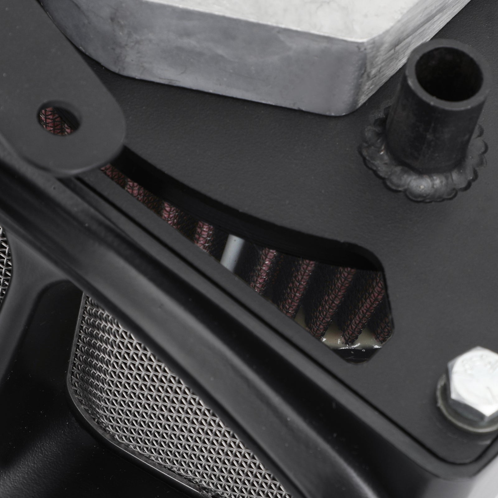 2015-2016 Yamaha XVS950CR Bolt C-Spec zwarte luchtinlaatfilterset Luchtinlaatreinigingssysteem Zwarte luchtinlaatset met FILTER Zwart