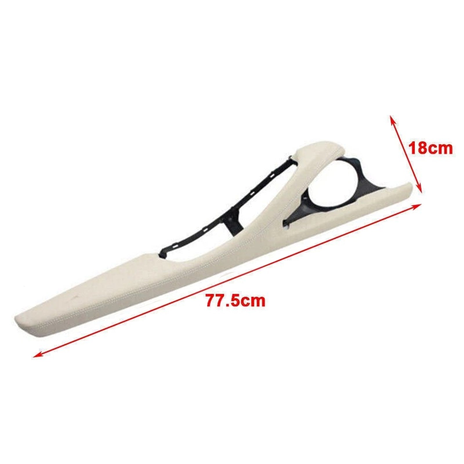 2010-2016 BMW 5 Serie F11 F10 F18 1x Binnendeur Paneel Deurgreep Gebroken Wit 51417273057