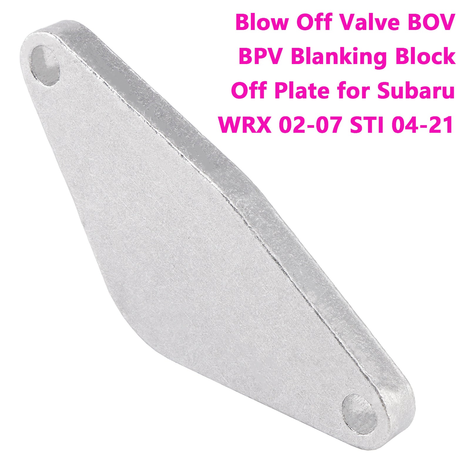 Afblaasklep BOV BPV Blanking Block Off Plate voor Subaru WRX 02-07 STI 04-21