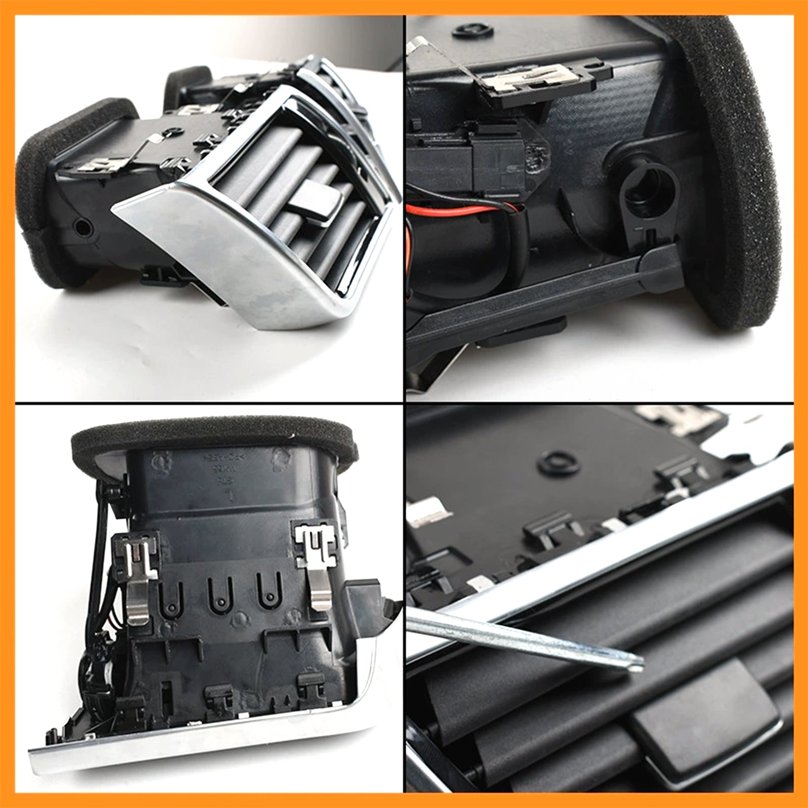 2X Front Left+Right Dash Air Vent Grille For Benz W166 X166 GL450 2012-2015