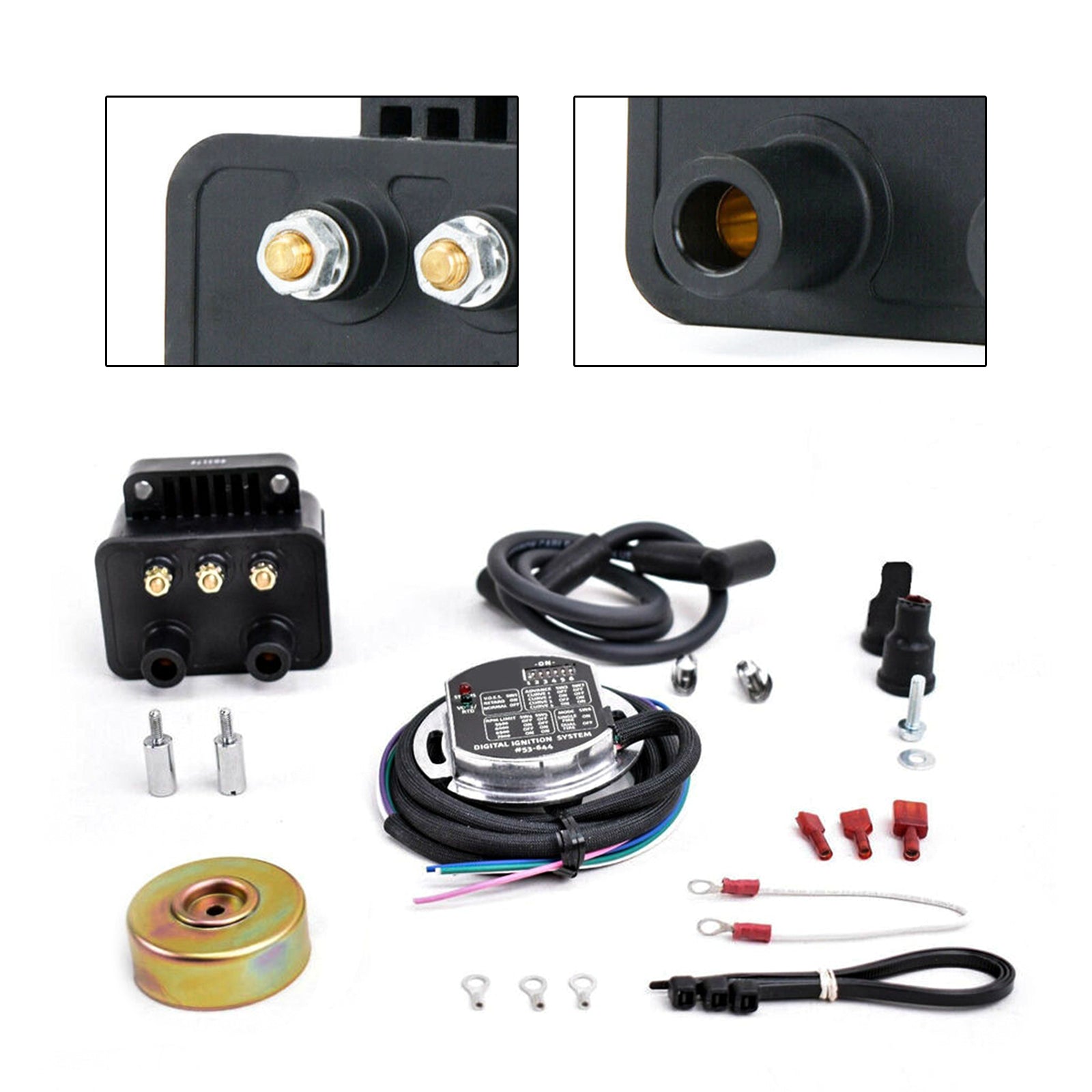 53-660 for Big Twin Models 1970-1999 Double Fire Electronic Ignition Kit