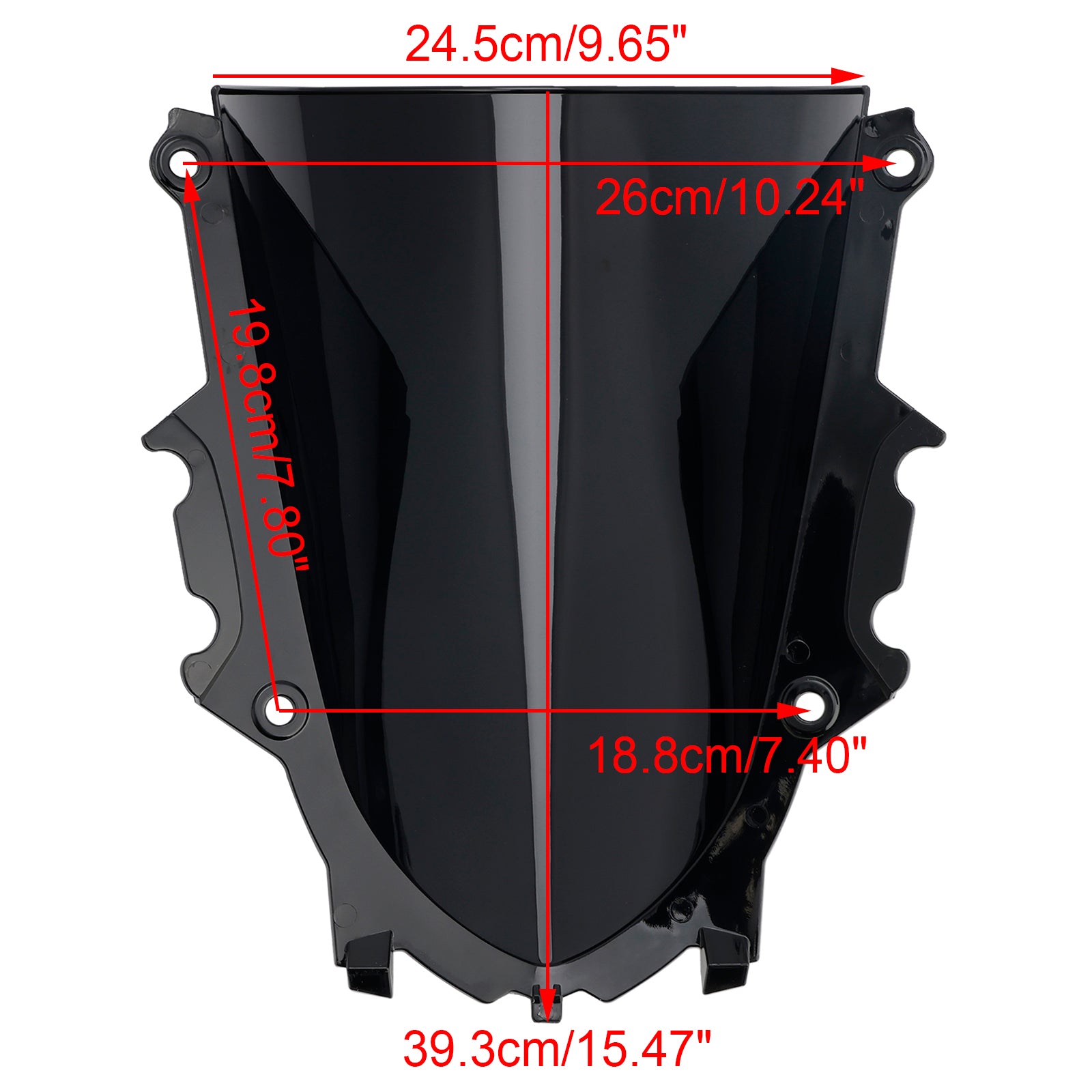 Pare-brise pour pare-brise YAMAHA YZF-R3 YZF-R25 2019-2025