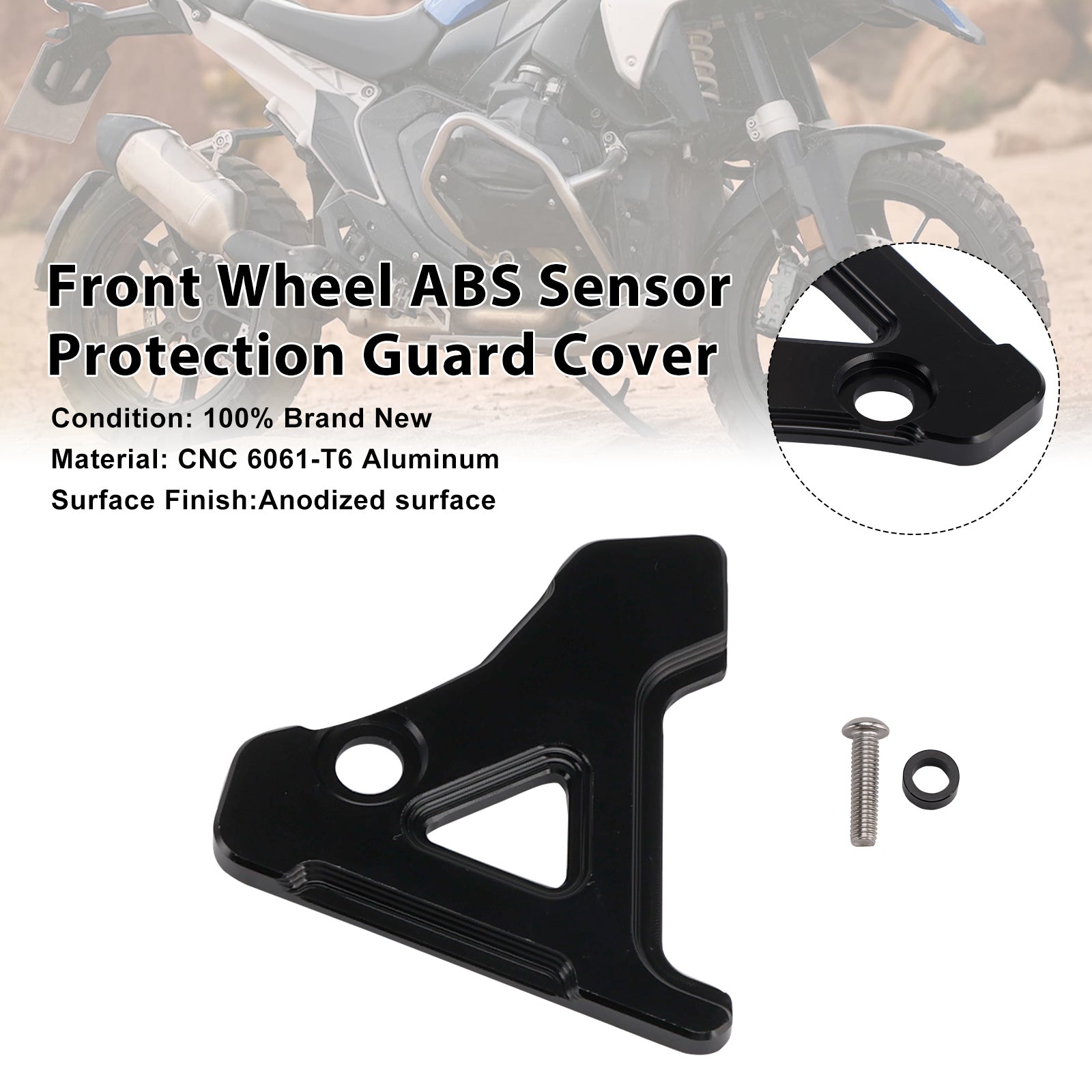 Garde de Protection de capteur ABS de roue avant pour BMW R1300GS/ADV 23-25