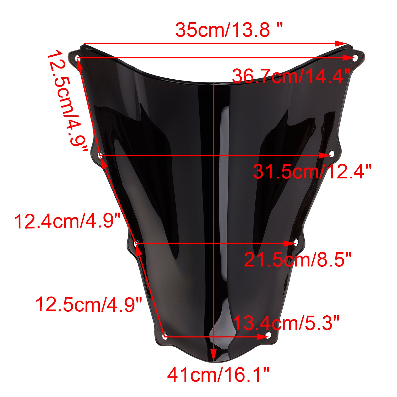 Voorruit Voorruit geschikt voor Aprilia RSV1000 2003-2006