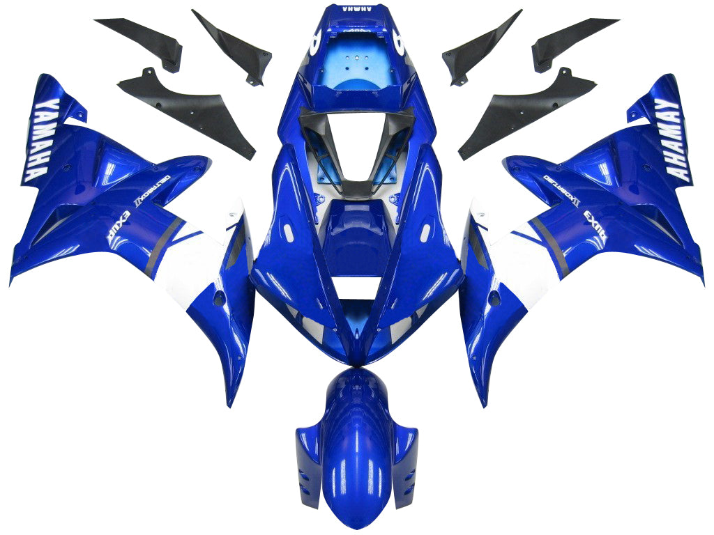 2002-2003 Yamaha YZF-R1 Super Blue Racing Fairings Generic