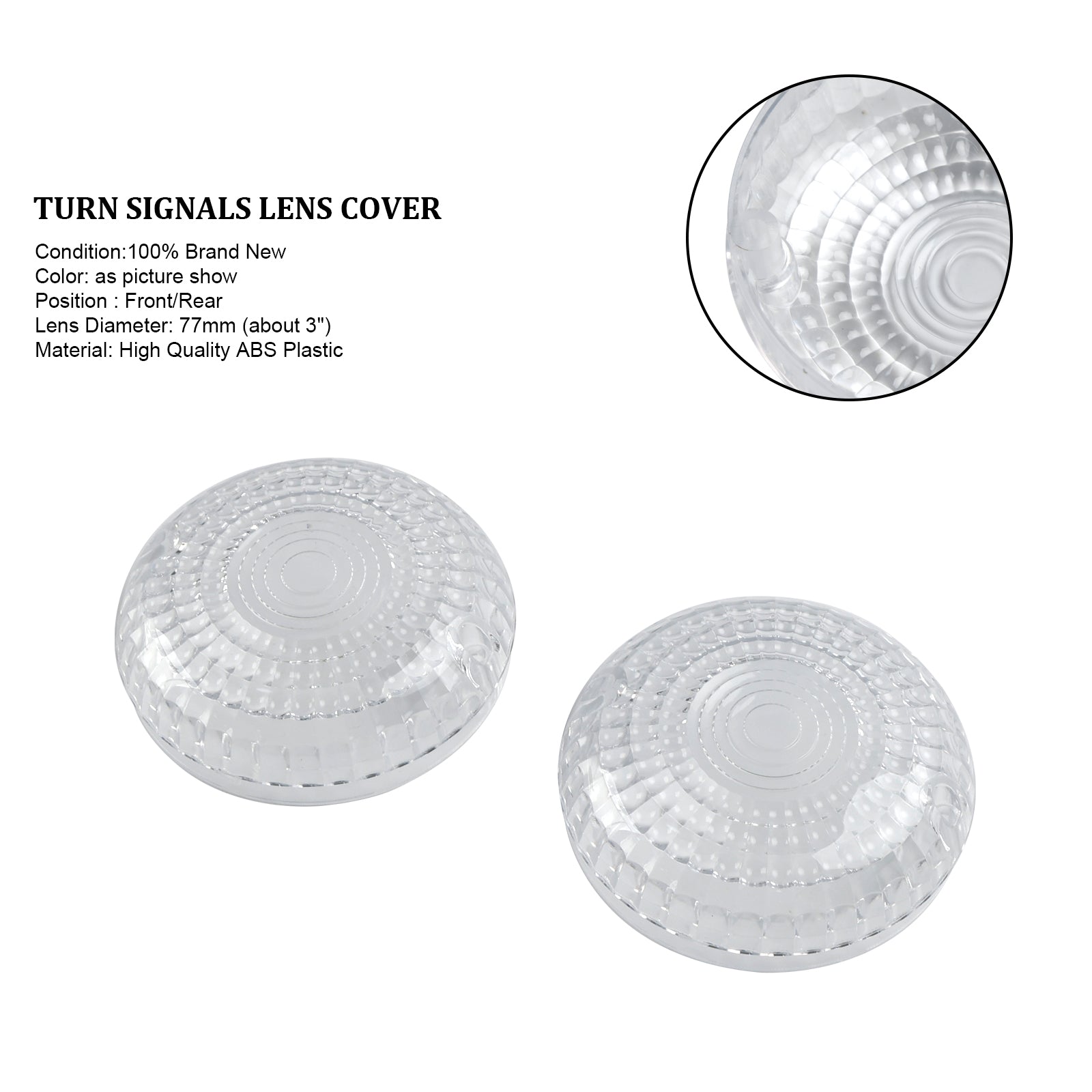 Cubierta de lente de intermitentes delantero/trasero para Yamaha V-Star1100 XVS650 Road Star