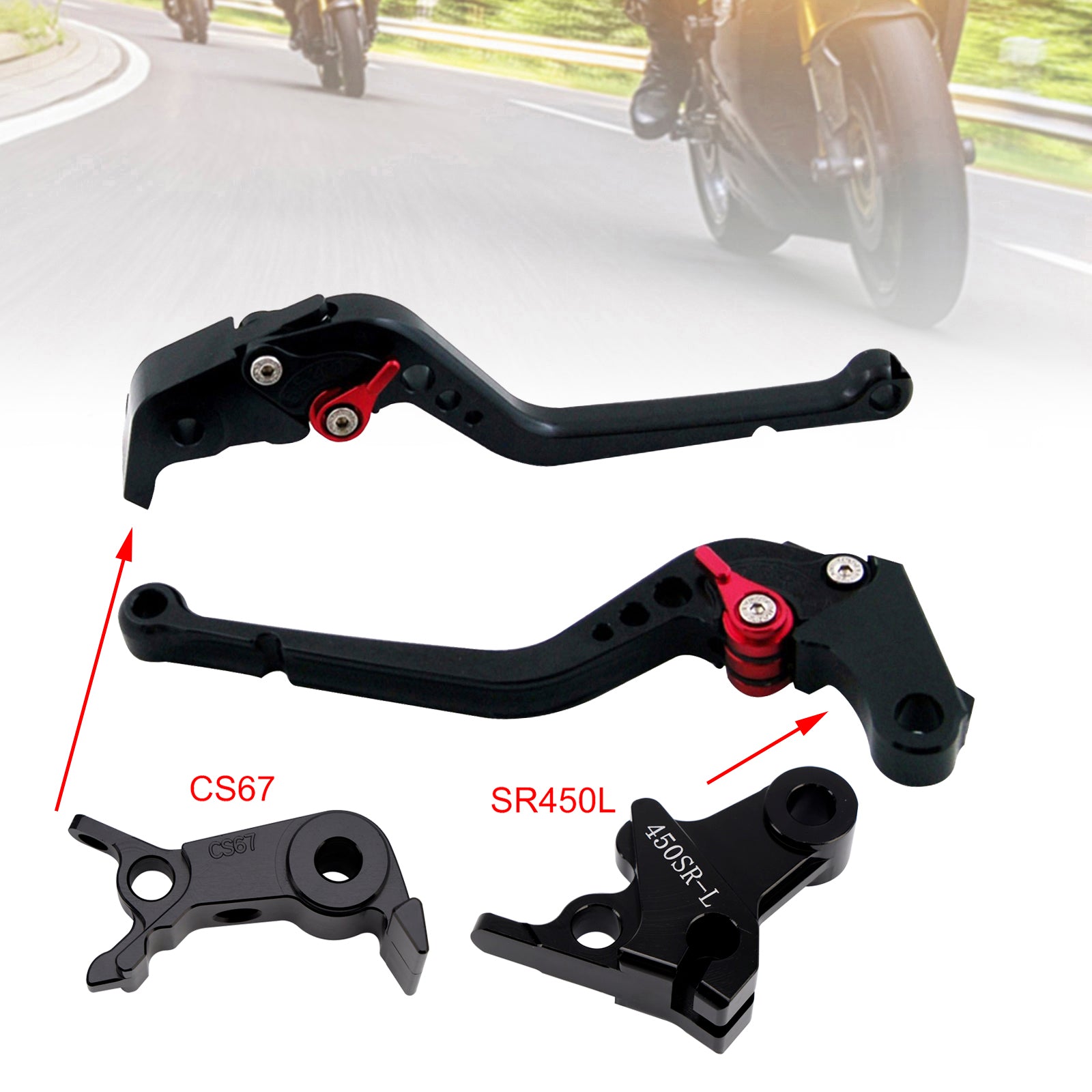 Long Clutch Brake Lever fit for VOGE DS900X 900DSX 2024-2026