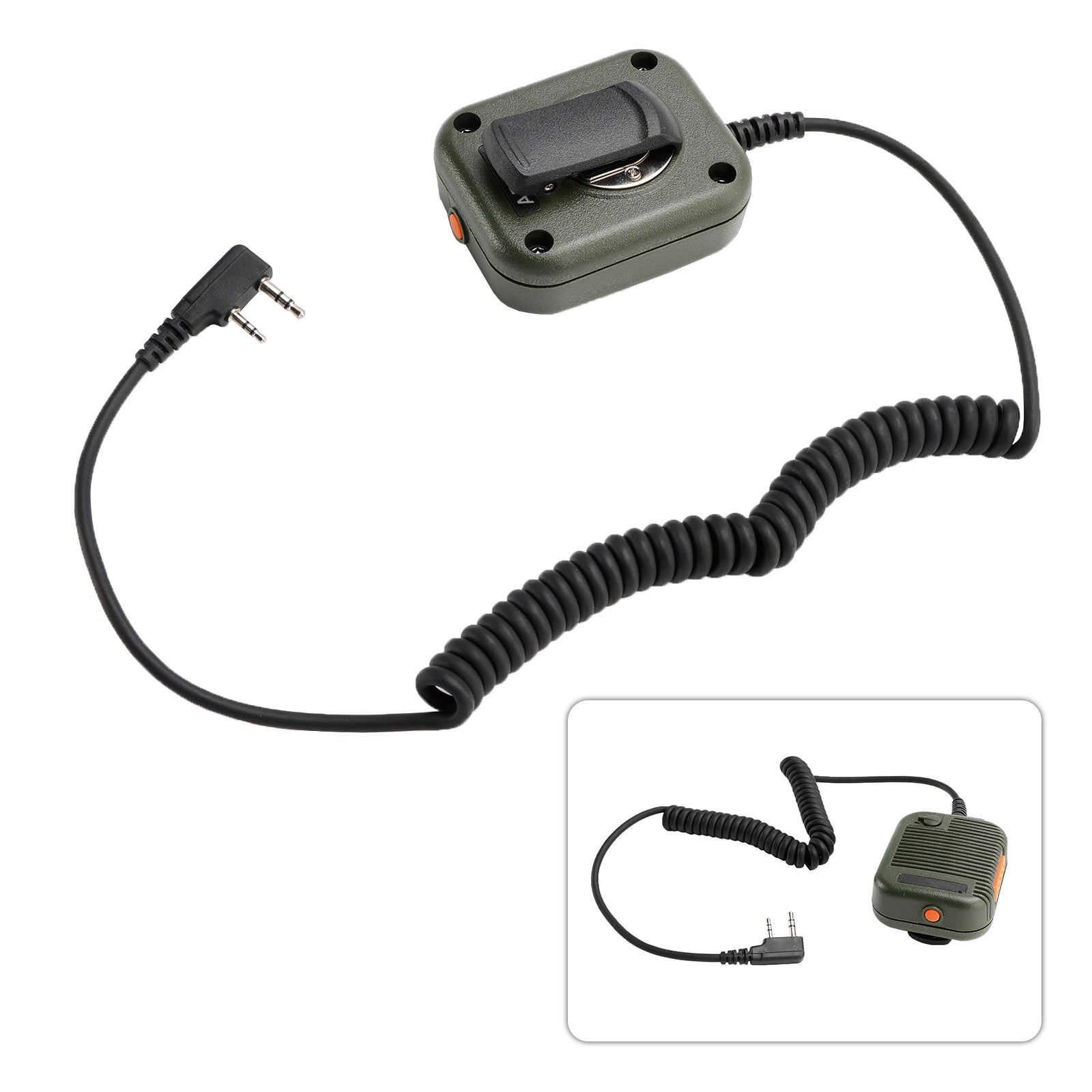 AR-152 Altavoz de micrófono para TK-220 TH-F6 RPV516A KG659 TG-2AT PX-666 UV-5RB