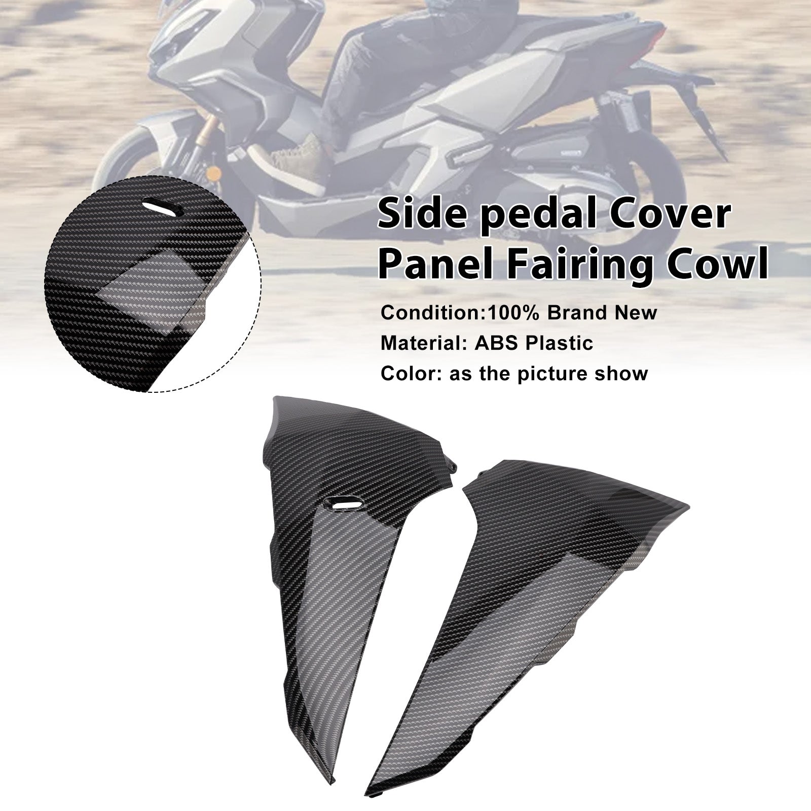 2022-2025 Honda ADV 350 Side pedal Cover Panel Fairing Cowl