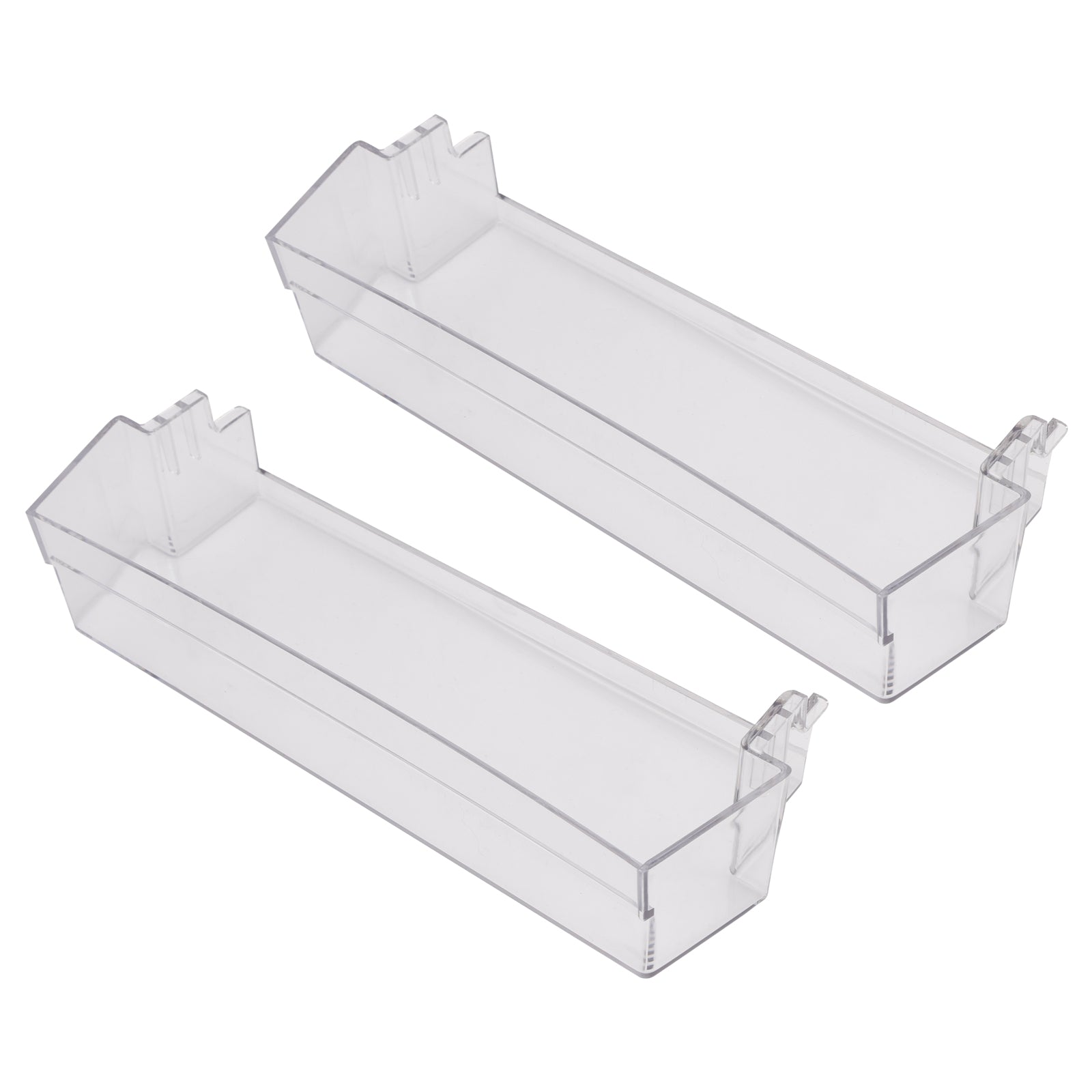 2PCS Fridge Shelf Grey Clear Middle Or Top Door Bin 306mm For Dometic Caravan