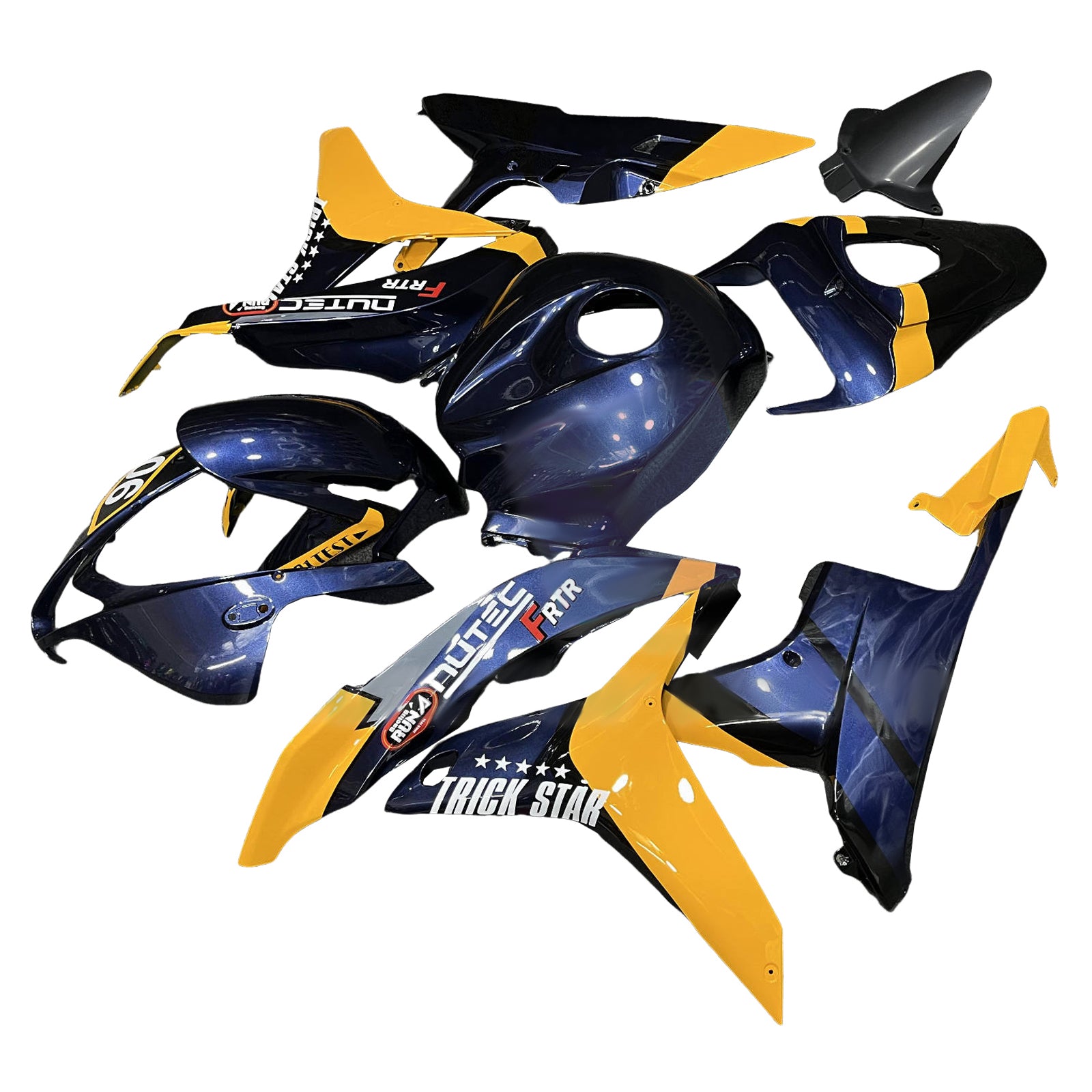 Injectiekuipset carrosserie kunststof ABS voor Honda CBR600RR 2007-2008 F5