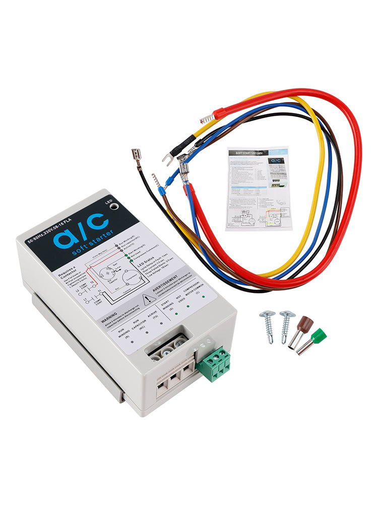 08-16A Soft Start Module For 1.75-3.5 Ton AC Units Reverse Motor Protection