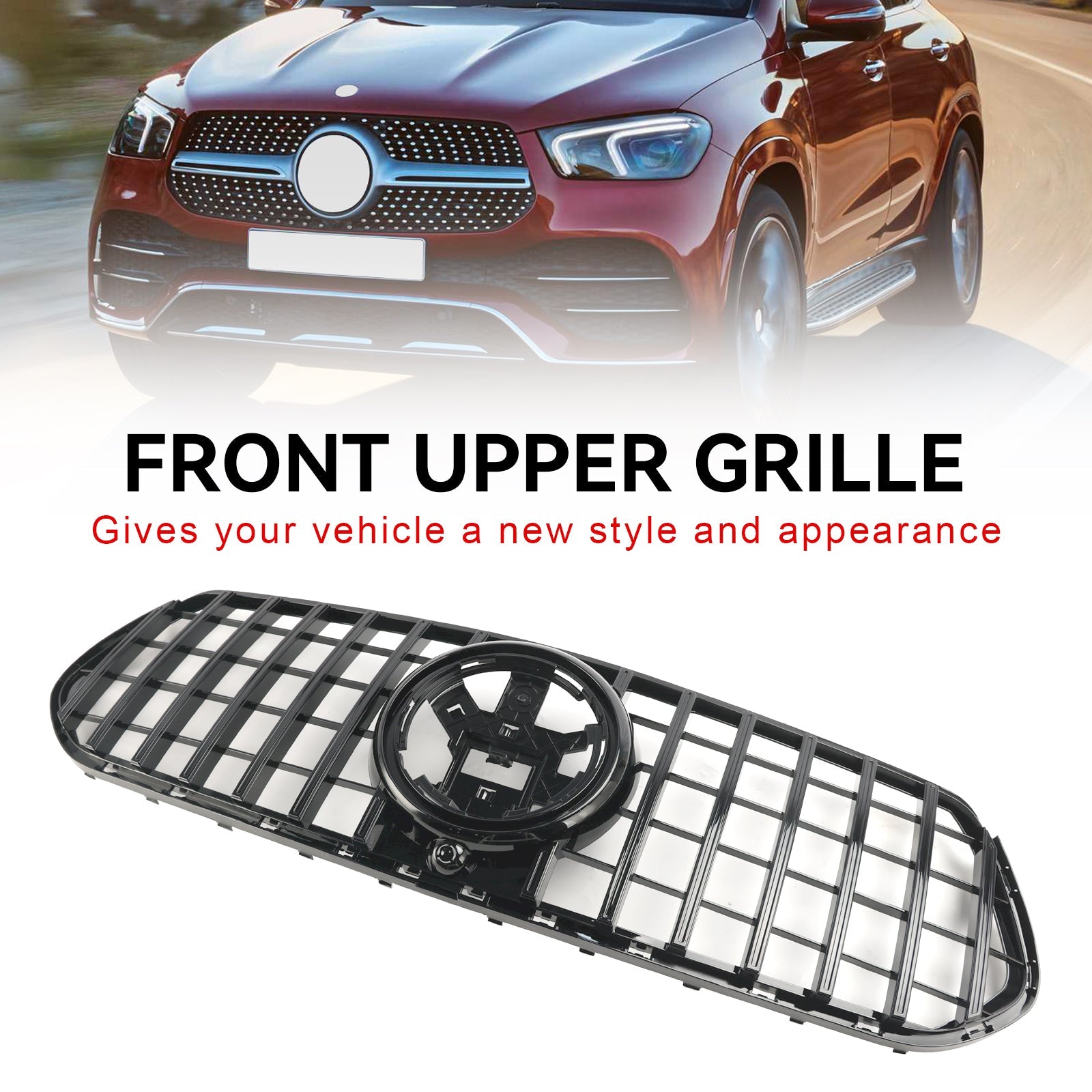 Calandre avant noire brillante Mercedes-Benz GLE Coupé C167 pré-lifting 2020-2023