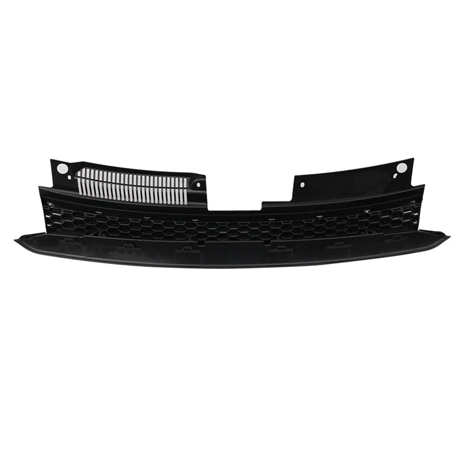 GTI Style Front High Bar Black Chrome Trim Grille Fit VW Golf 6 MK6 2010-2014