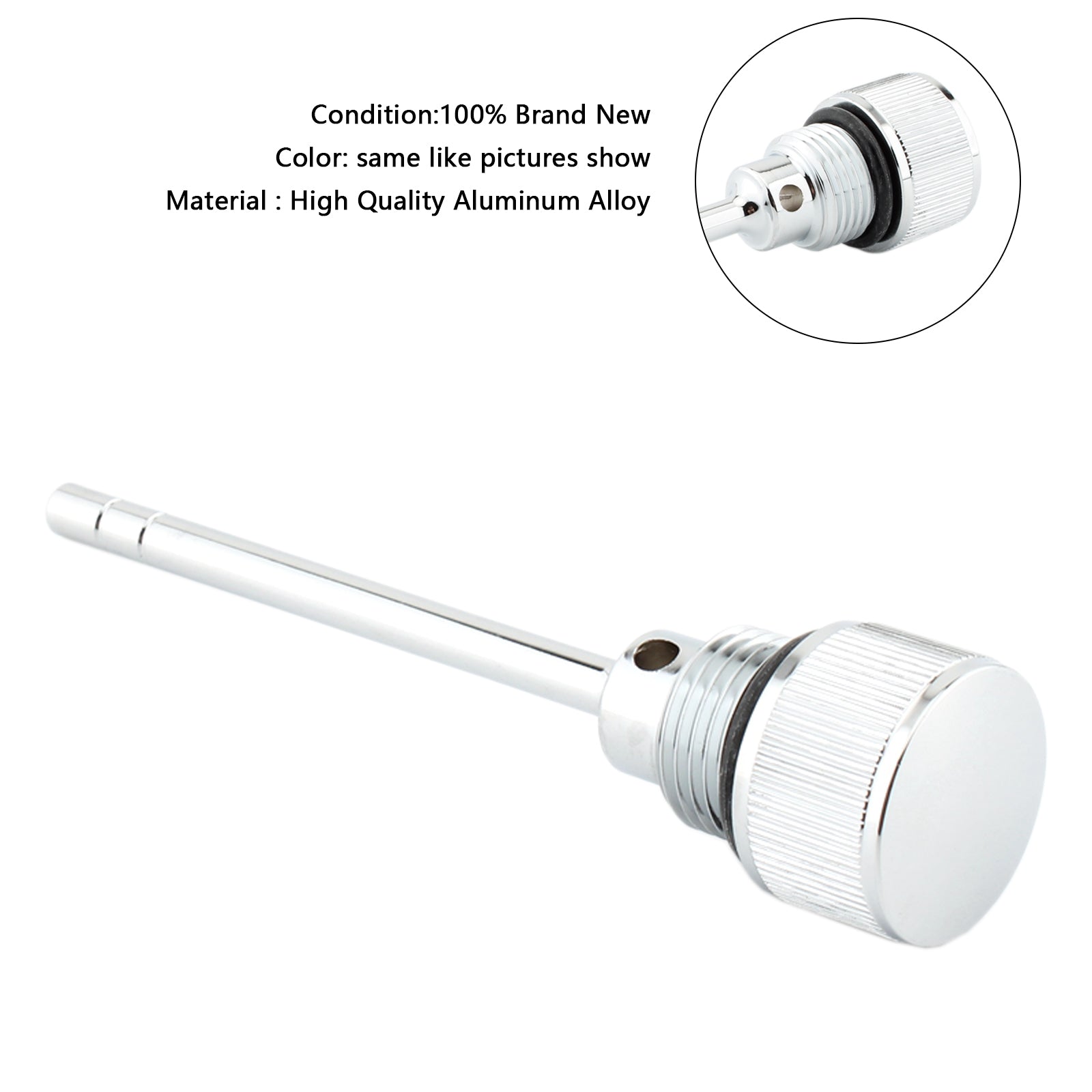 1105-0022 Oil Dipstick Tank Cap Plug For Softail Road Glide 07-19