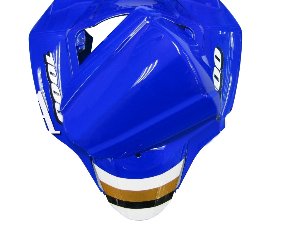 2007-2008 Suzuki GSXR 1000 Vit & Blå Lucky Strike Racing-kåpor Generiska